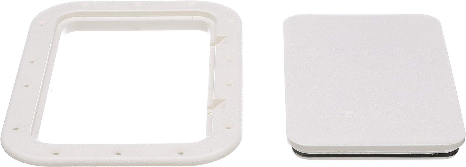 Seachoice White PryOut Hatch, 7 In. X 11 In. Inner Dimensions, Acetone
