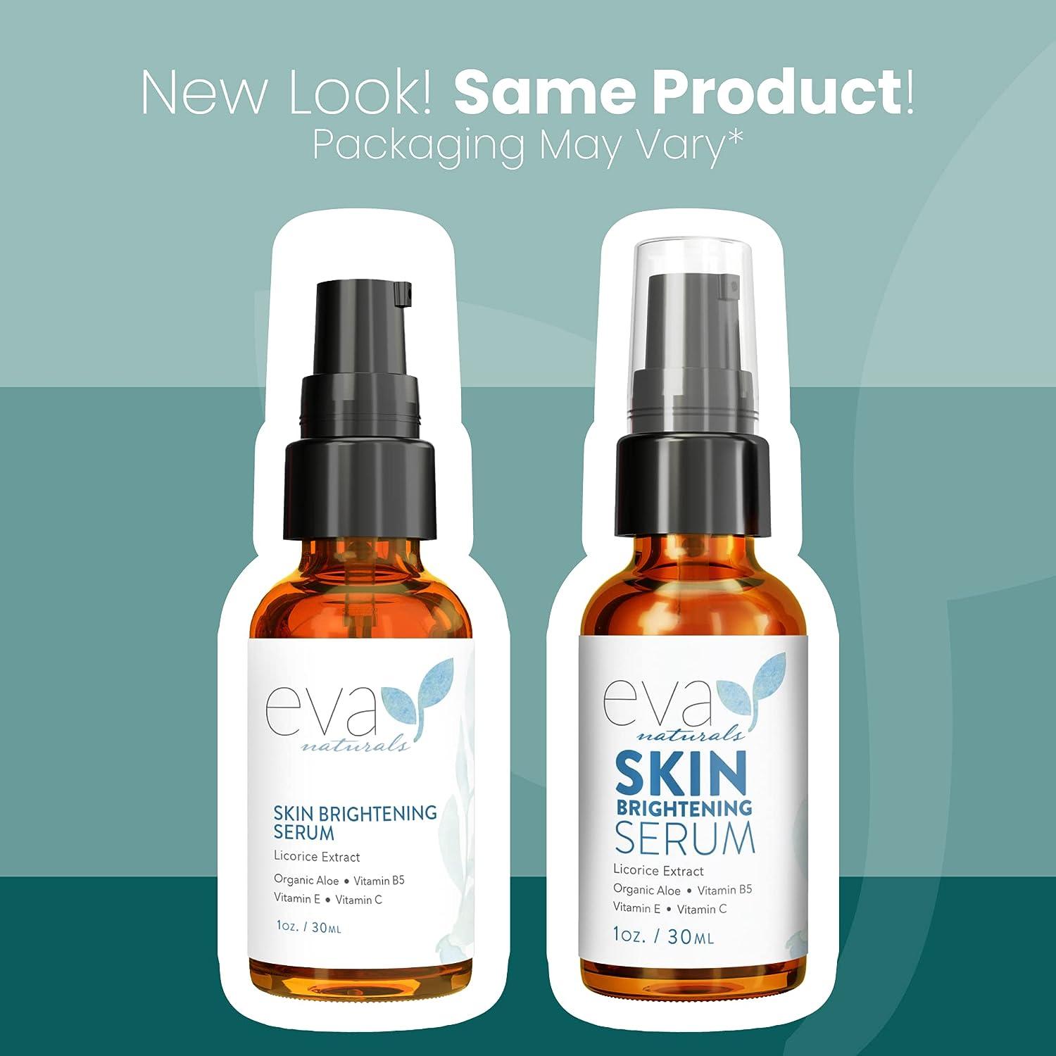 Licorice Extract Skin Brightening Serum by Eva Naturals (1 oz) Dark