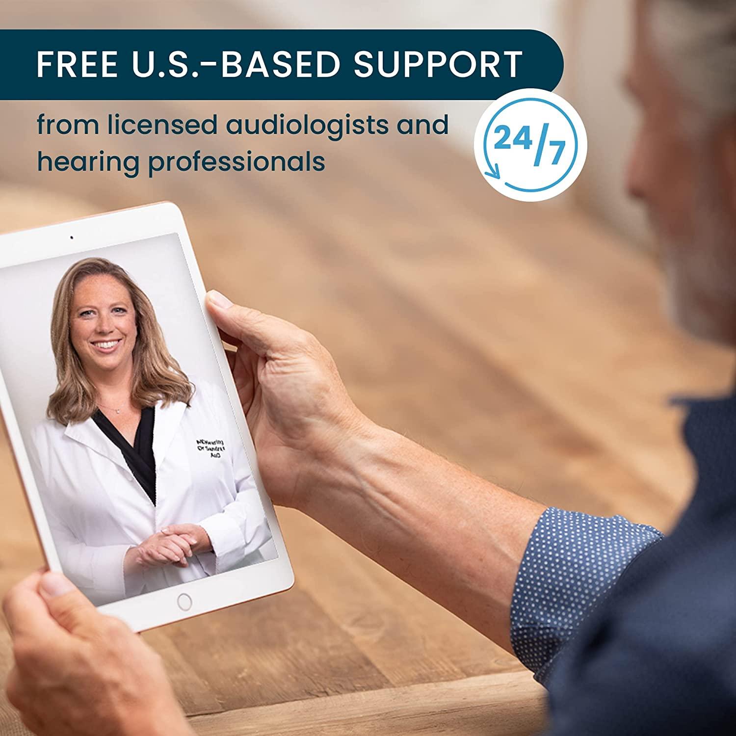 MDHearingAid Volt Hearing Aid (Set of 2) DoctorDesigned Rechargeable