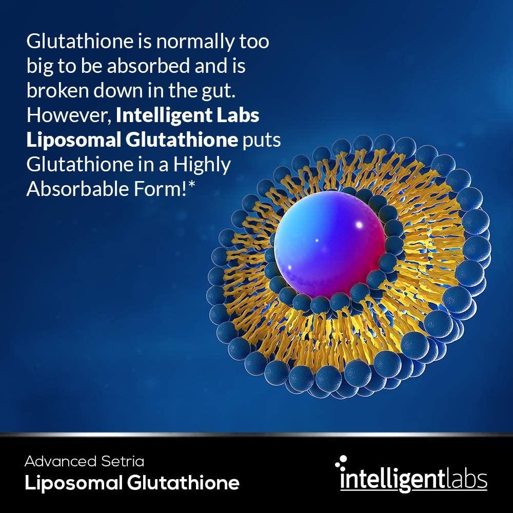 Liposomal Glutathione 500MG - Setria Antioxidant Supplement | 30 Servings |  Buy Now with Express International Delivery
