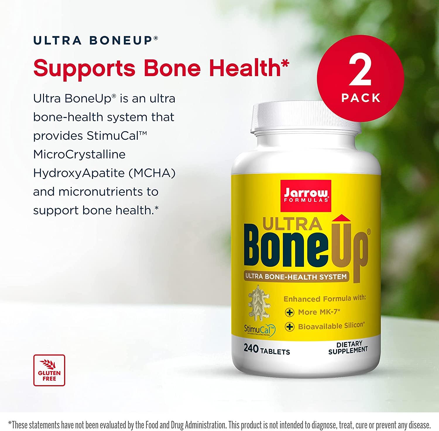 Jarrow Formulas Ultra BoneUp 240 Tablets for Bone Health Premium