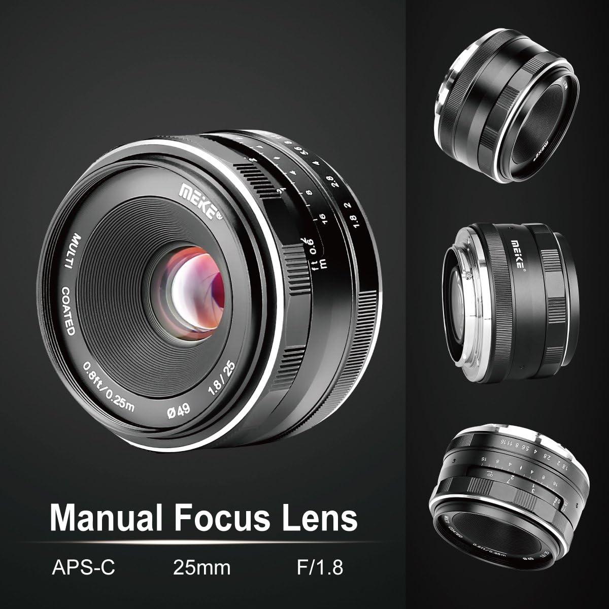 Meike 25mm F1.8 Wide Angle Lens for Panasonic Lumix Olympus M43