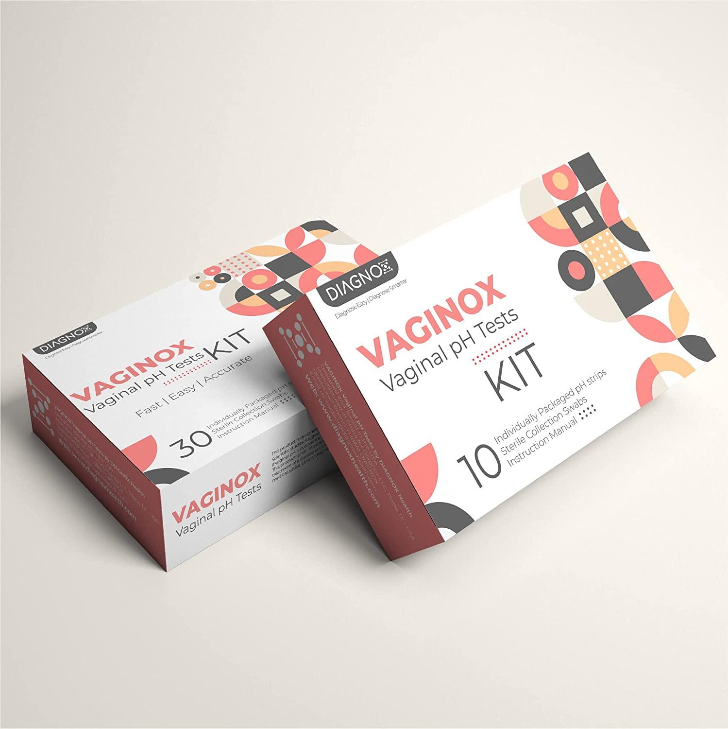 VAGINOX Vaginal PH Test Kit Monitor PH Balance & Yeast Infection BV