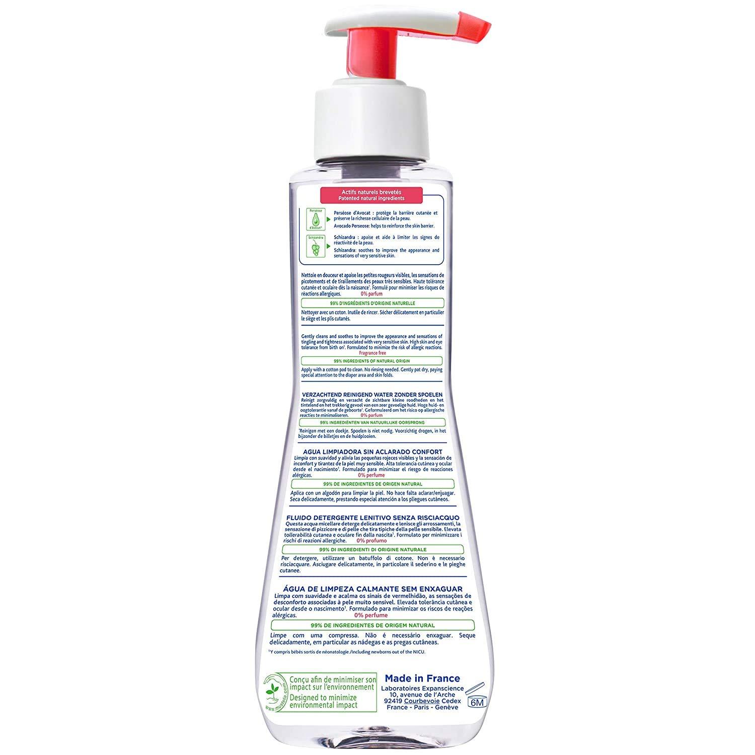 Mustela® Fluido Detergente Senza Risciacquo 300 ml