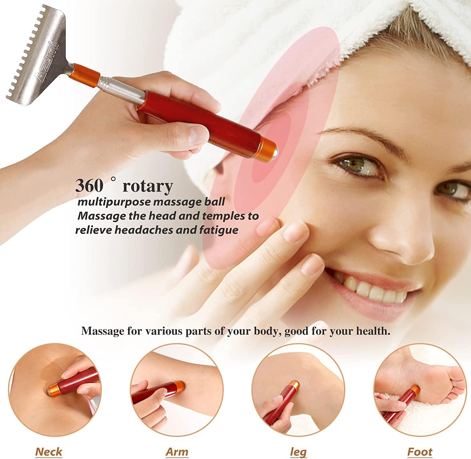 Back Scratcher Long Oversize, Azymi Telescoping Back Scratcher for Men