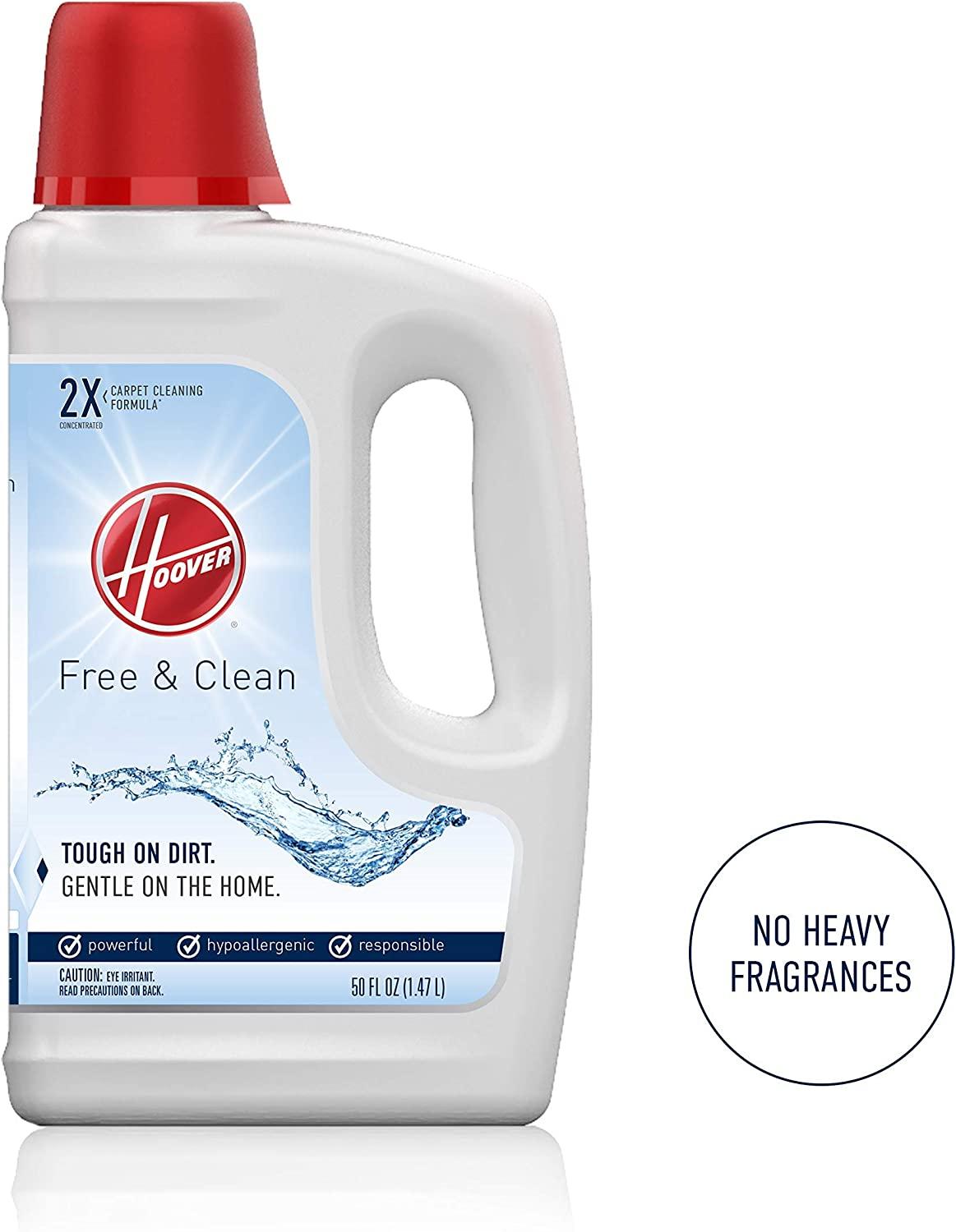 Hoover Free & Clean Deep Cleaning Carpet Shampoo, Concentrated Machine