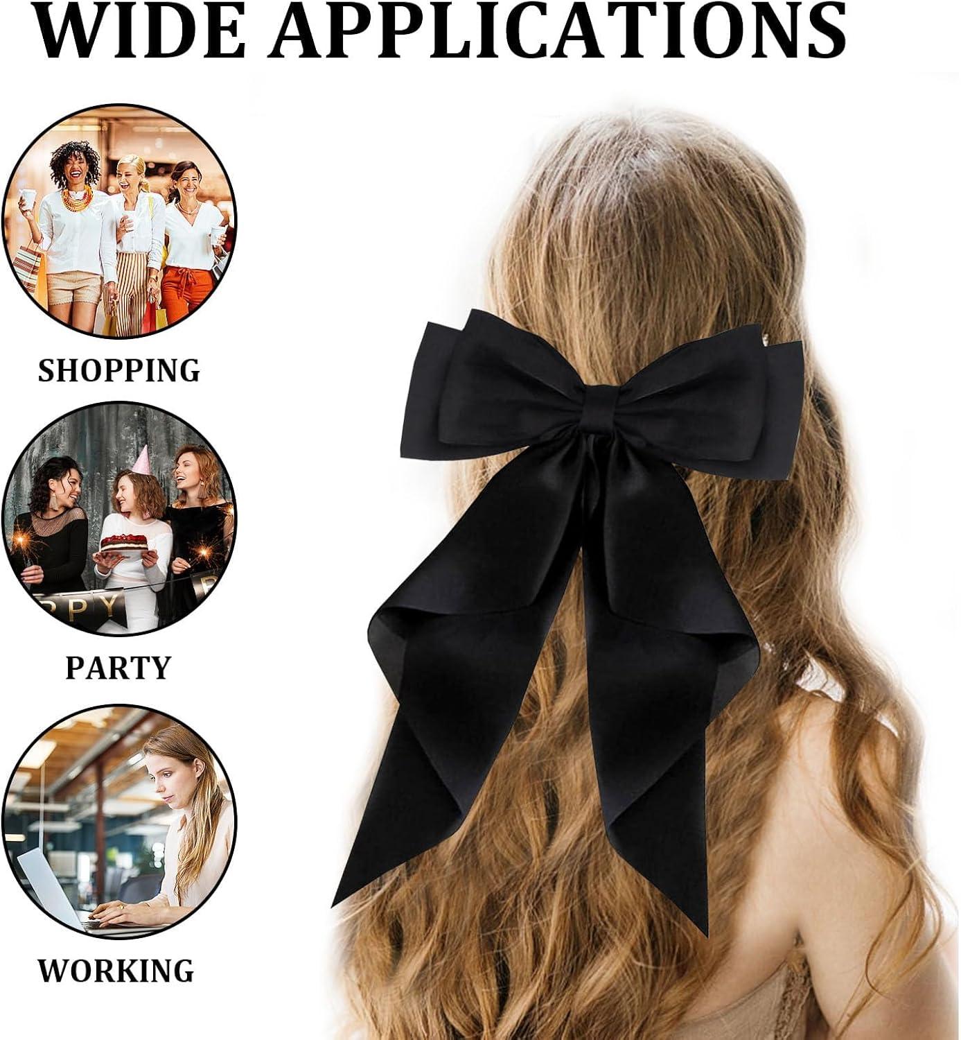 MISSTARS Bow Hair Clip, Hair Bows For Women, Big Bowknot Hairpin