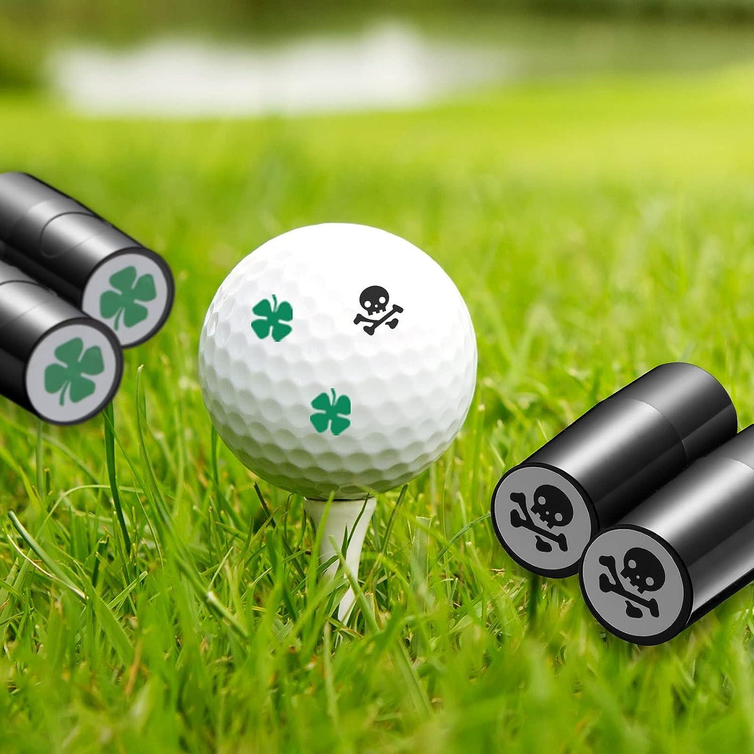 Custom Golf Ball Stamps Personalized Golf Ball Marker with Clover and