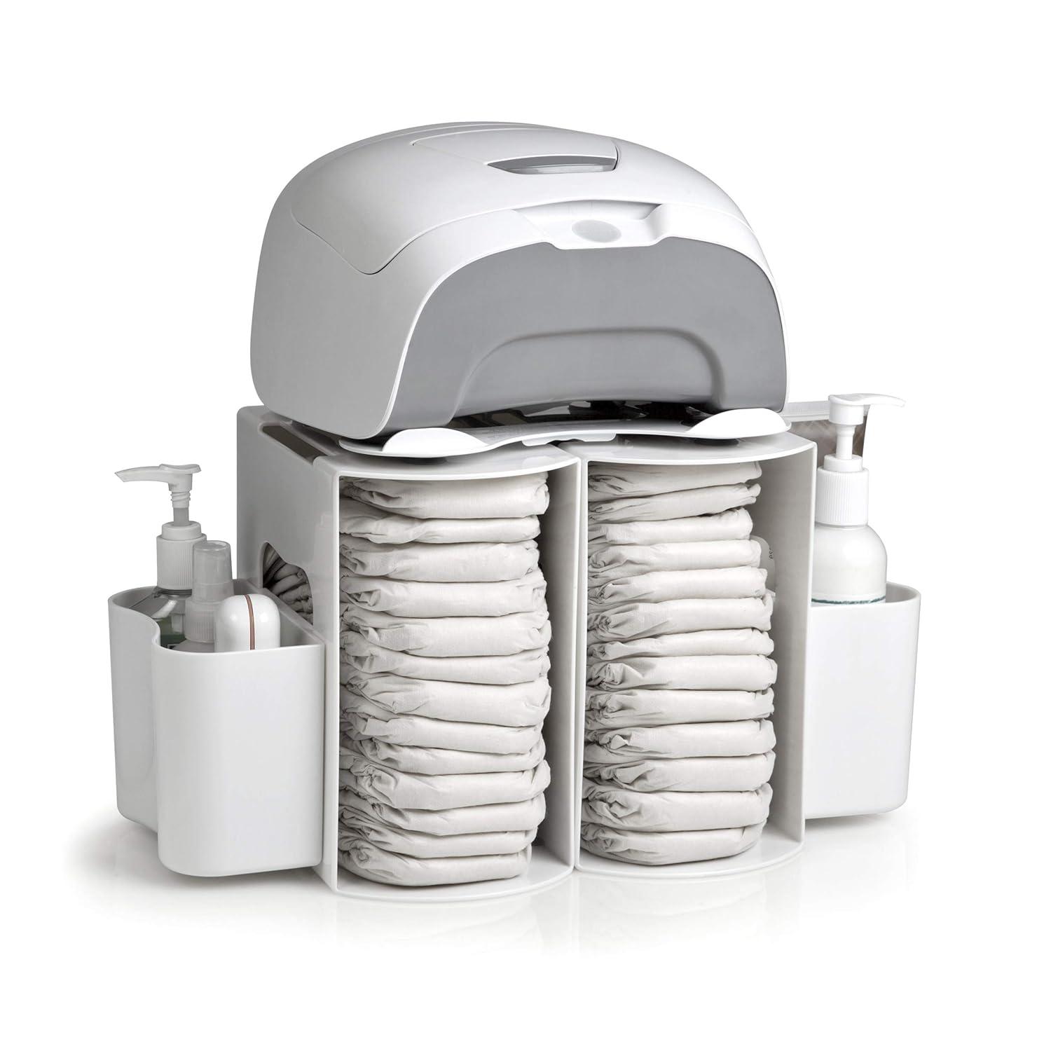 Organizzatore Per Fasciatoio Prince Lionheart - Contiene 18 Pannolini, Bianco - Foto 2