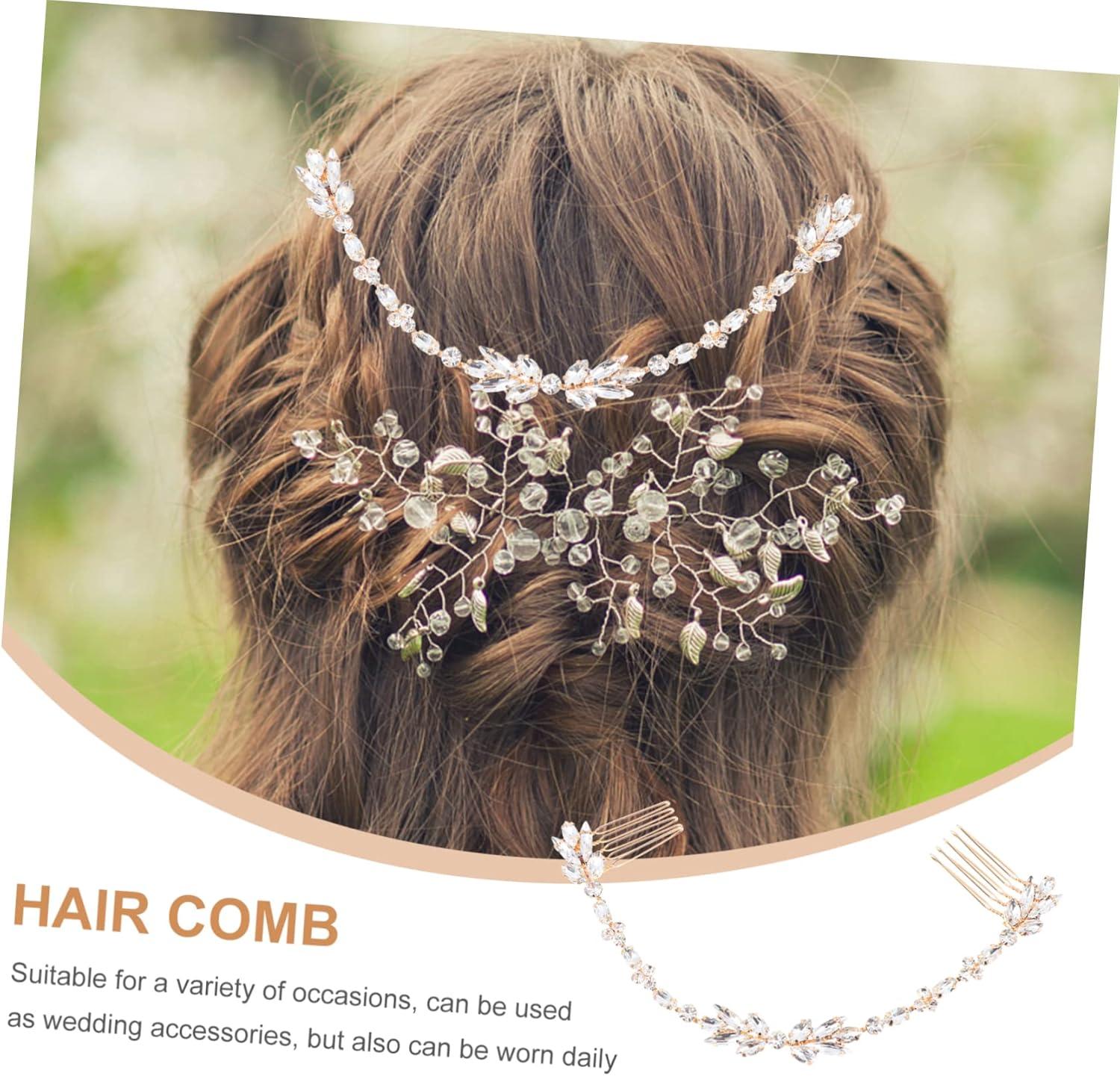 DOITOOL 1pc Hair Comb Hair Accessory for Women Bridal Hair Clip