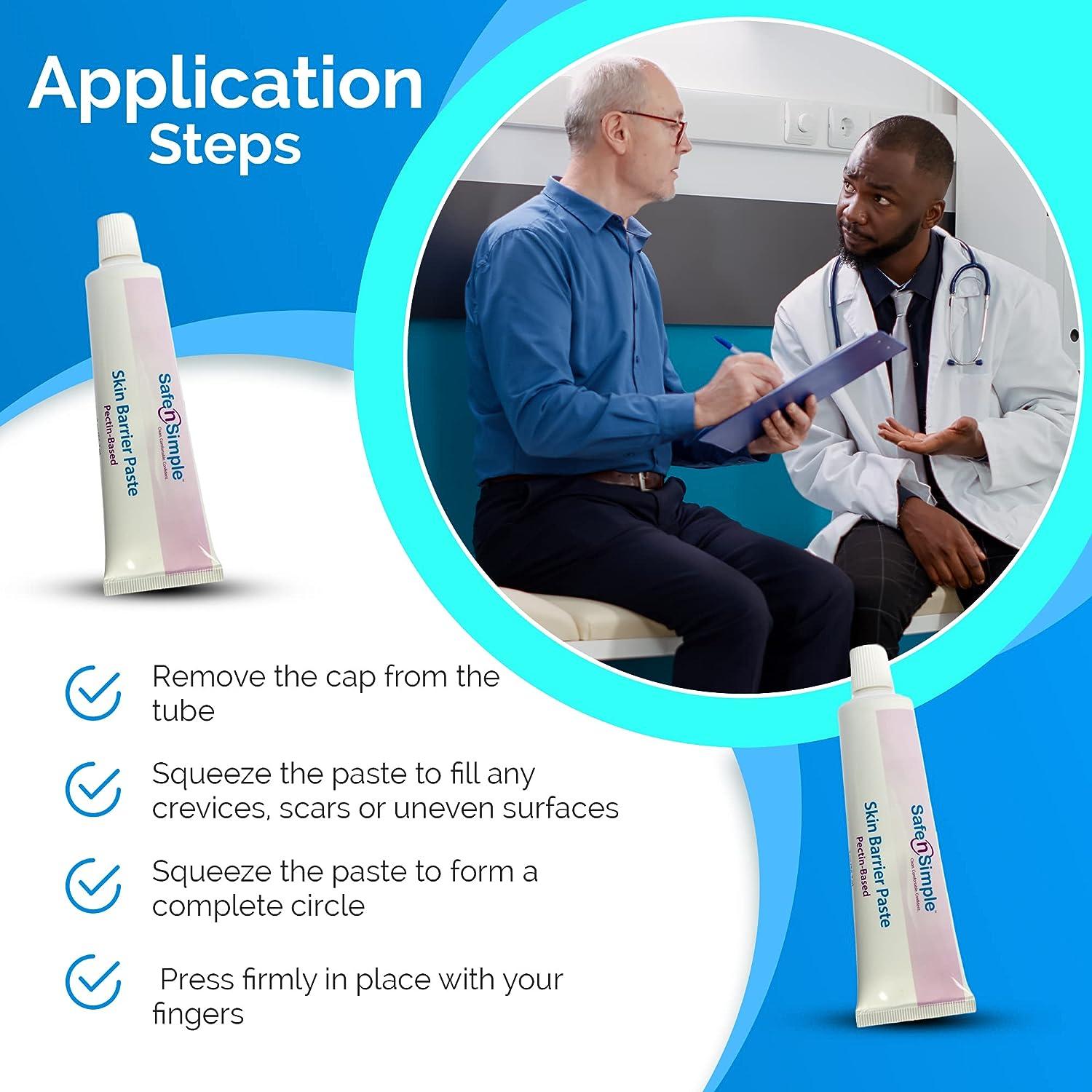 Safe n' Simple Stoma Skin Barrier Paste 2 oz Ostomy Skin Barrier