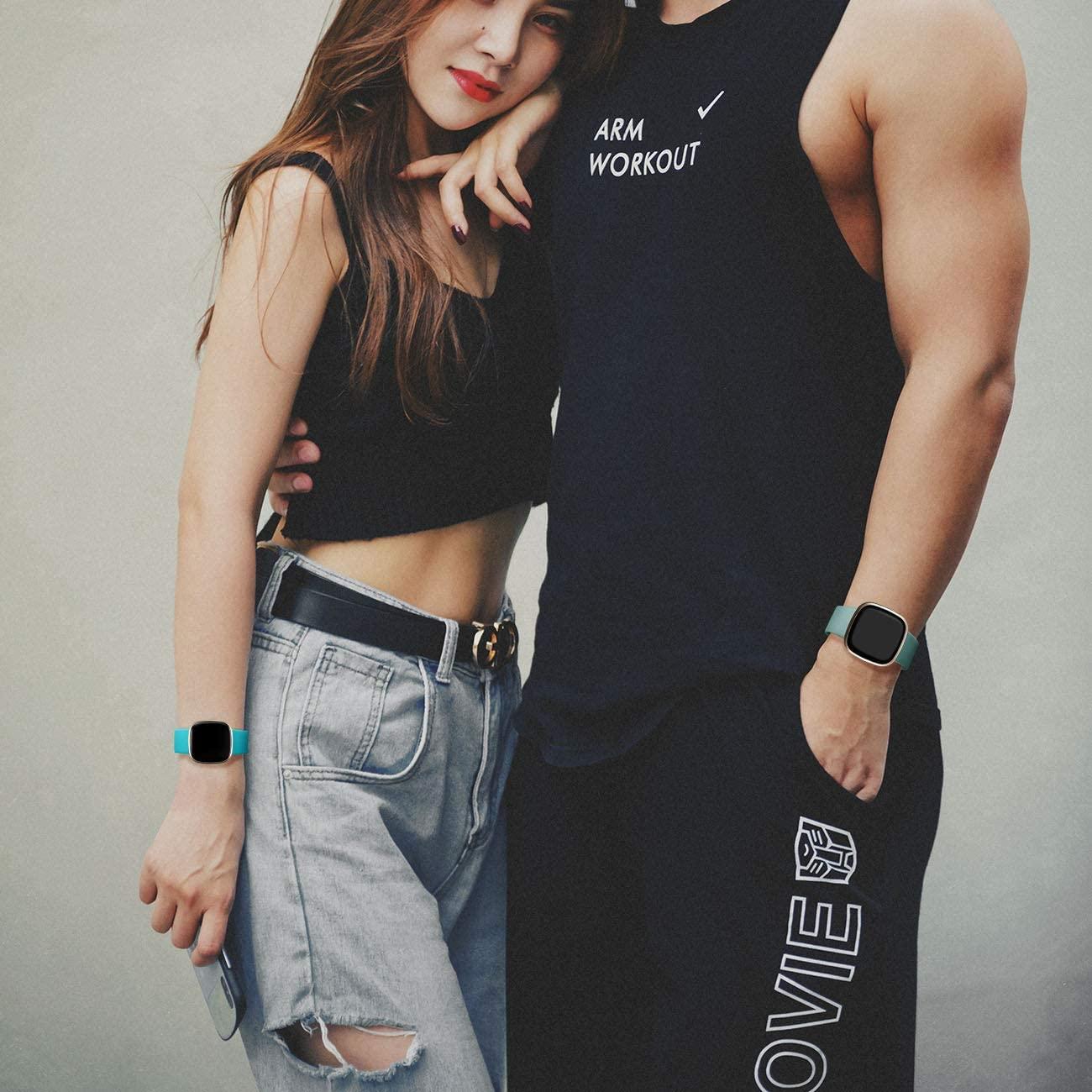 Distore 15 Pack Bands Compatible with Apple Watch 38mm 40mm 41mm 42mm 44mm 45mm 49mm, Soft Replacement Silicone Sport Strap Wristbands for iWatch Seri Distore 15 Pack Bands Compatible with Apple Watch 38mm 40mm 41mm