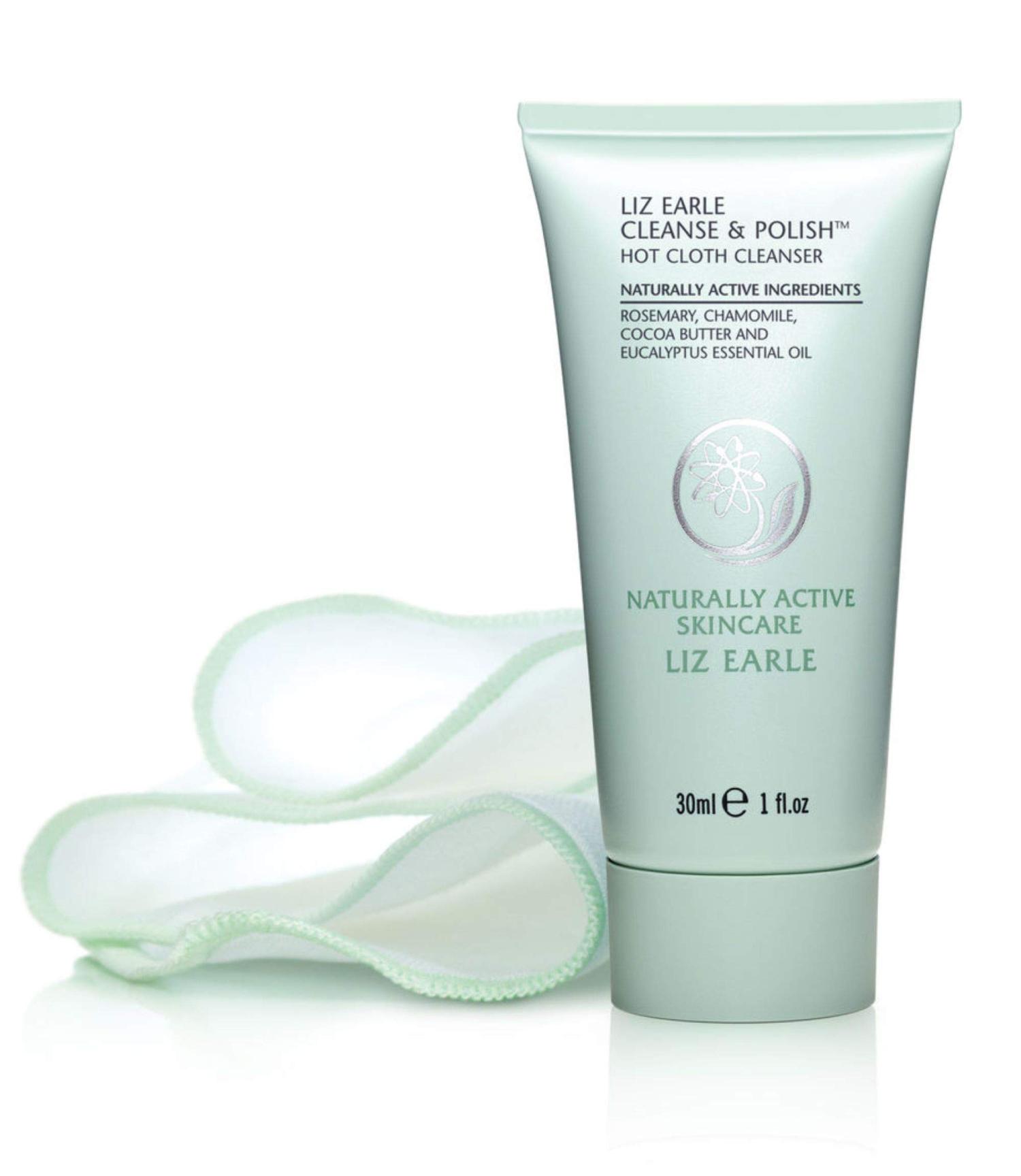 Liz Earle Cleanse and Polish 30ml Tube with Muslin Cloth