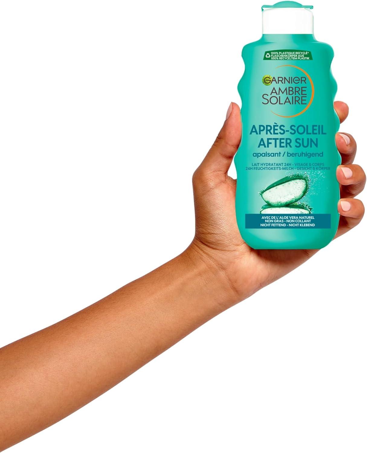 Buy Garnier After Sun Lotion - Cooling Aloe Vera Moisture Milk 200ml |  Soothing Body Lotion for Sun Relief | International Shipping Available |  Buy Now with Express International Delivery | GoSupps.com
