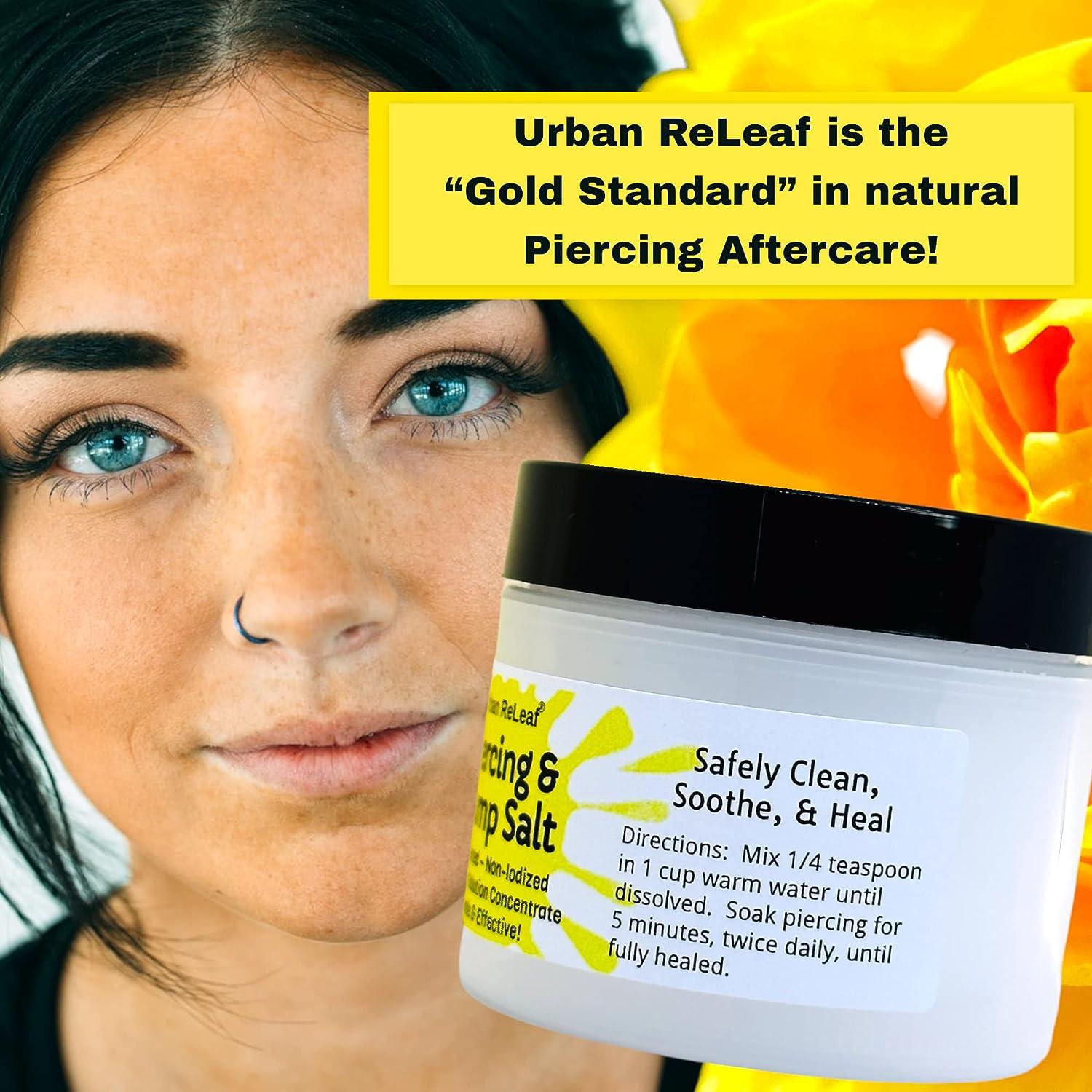 Urban ReLeaf Piercing & Bump Salt ! Unscented, NonIodized Sea Salt