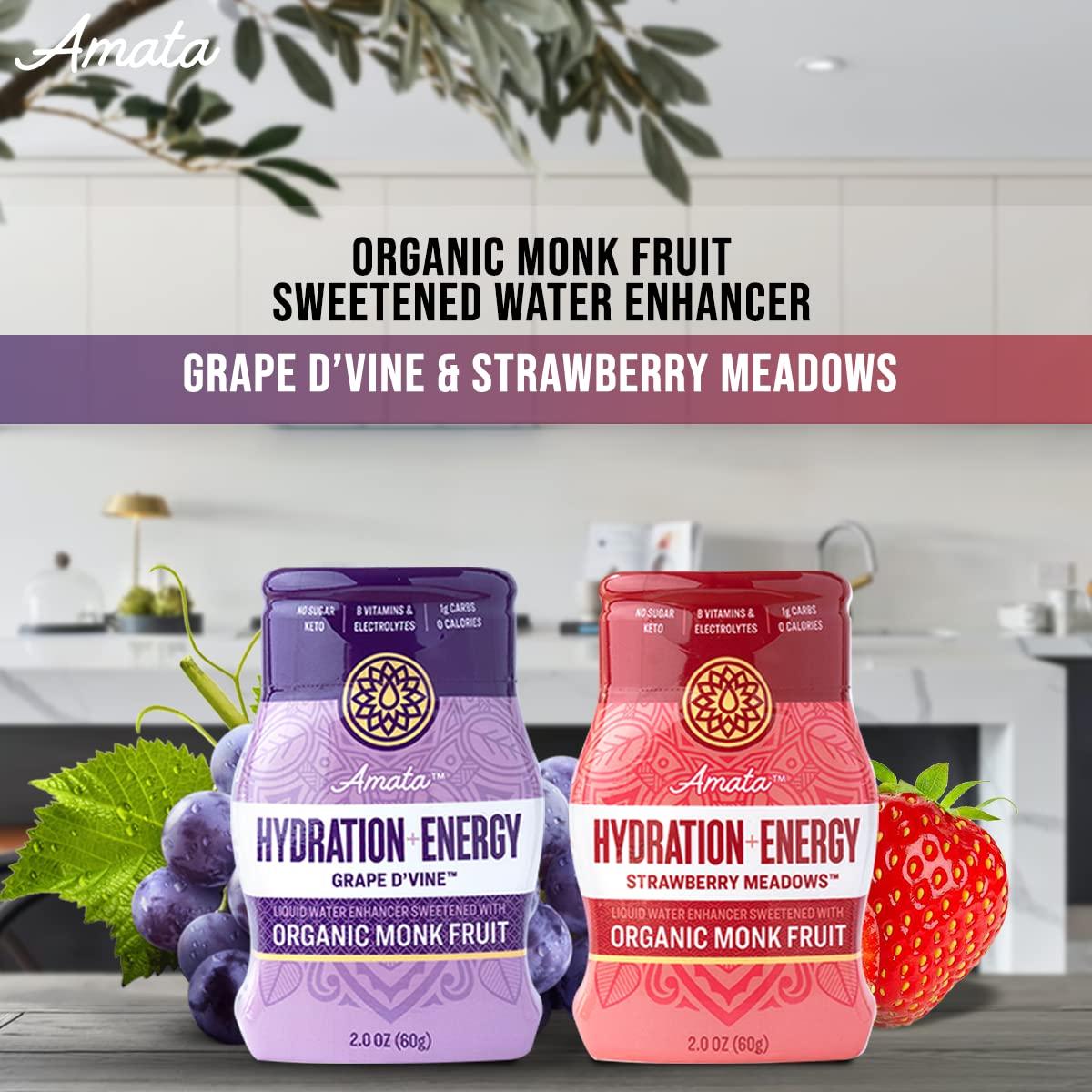 Amata Water Enhancer Water Flavoring Drops Perfect for Keto Low