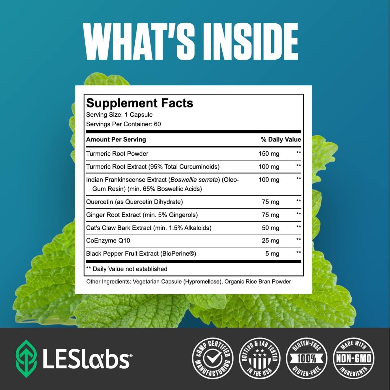 LES Labs Inflammatory Health Joint Support, Muscle Function