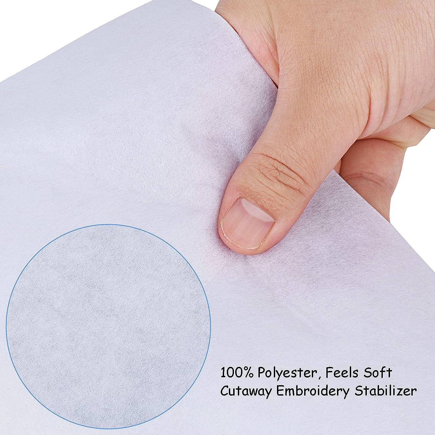 Simthread Fusible Cut Away Stabilizer Backing for Machine Embroidery