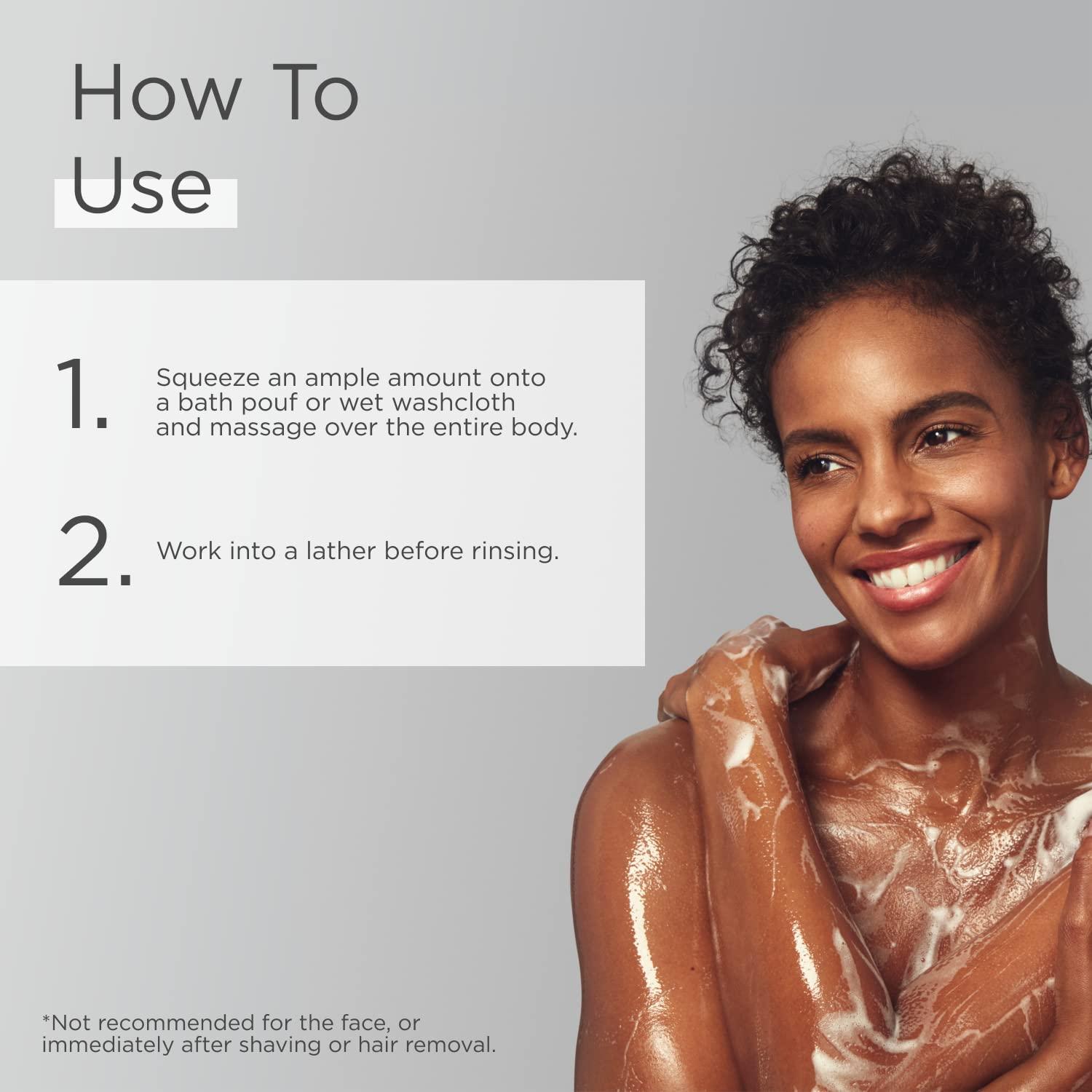 Glytone Exfoliating Body Wash 8.8 Free Acid Value Glycolic Acid Keratosis Pilaris Smooth