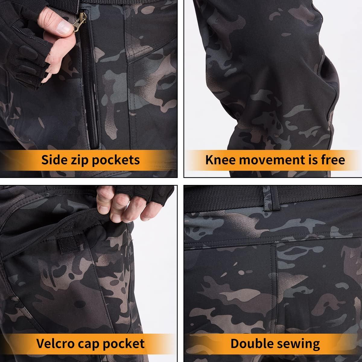 Children's Kids Camo Army Hunting Fishing Waterproof Jacket Trouser Suit  Set