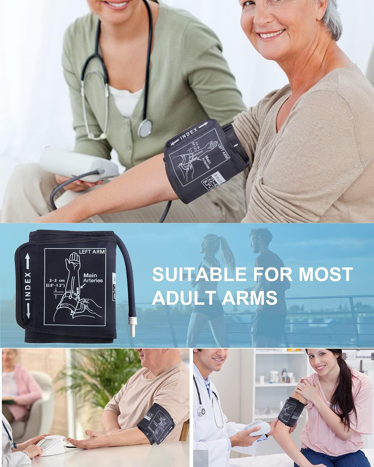 Blood Pressure Cuff, Compatible with Omron BP Extra Replacement Cuff,  Applicable for 8.7-16.5 Inches (22-42CM) Big Arm, Adult Large BP Cuff