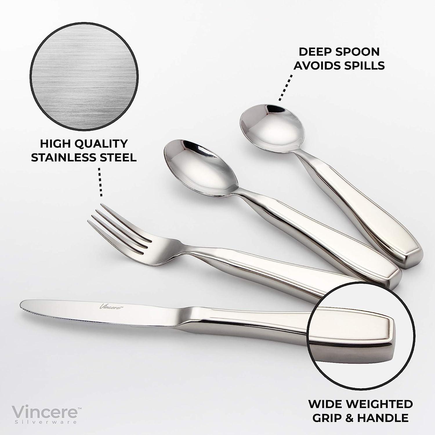 Weighted Utensils for Tremors and Parkinsons Patients Heavy Weight
