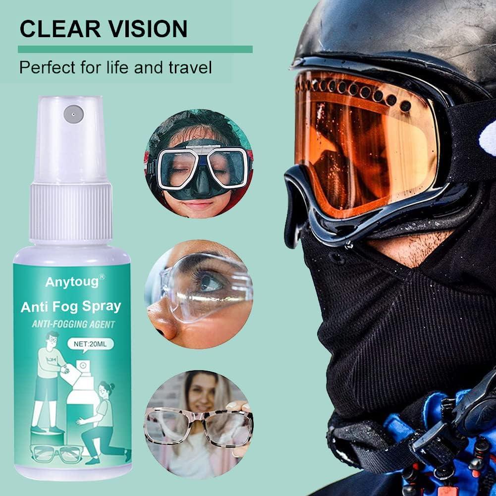 Anti Fog Spray for Glasses Eyeglass Lens Cleaner for Glasses Goggles  Windshield Ski Masks Mirrors and Windows Quick and Long-Lasting Glasses Anti  Fog Spray (2pack).