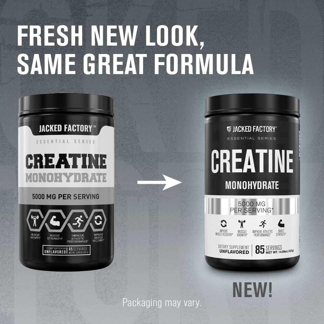 Creatine Monohydrate Powder 5G - Premium Creatine Supplement for