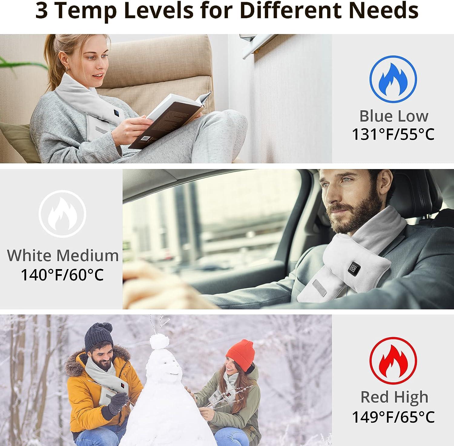 Neck Heating Pad AKASO Heated Neck Wrap for Neck Pain Relief Electric