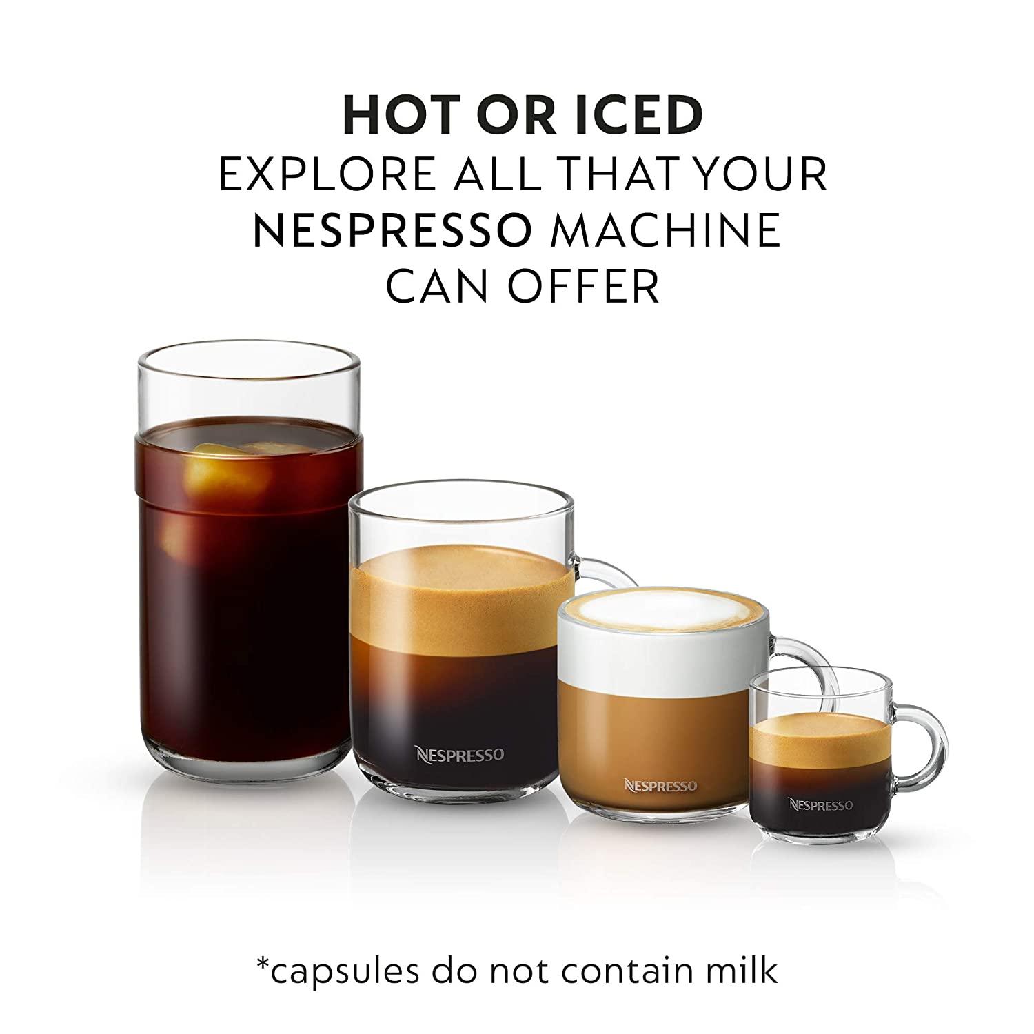 Nespresso Capsules VertuoLine Barista Flavored Mild Roast Coffee 30 Count Coffee Pods 7.8