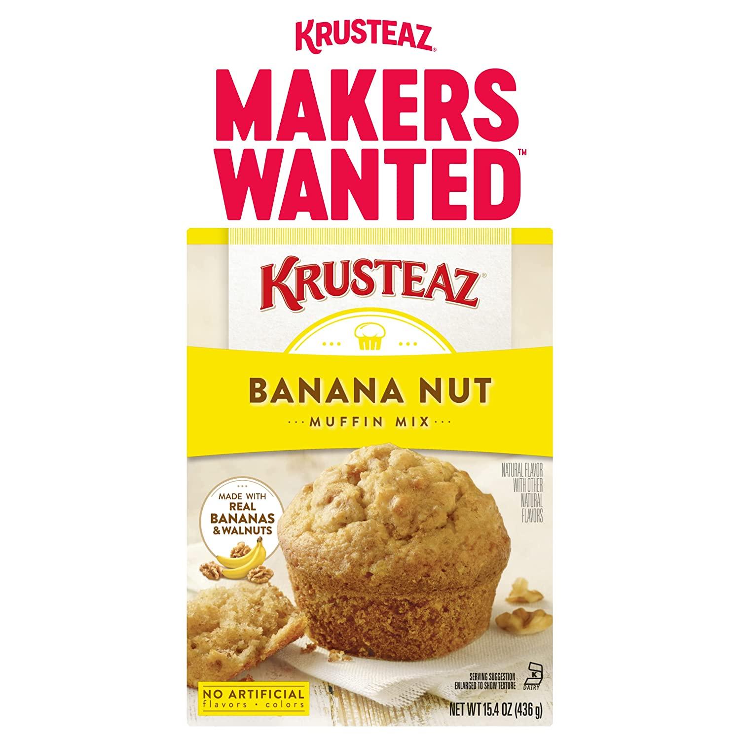 Krusteaz Banana Nut Muffin Mix, 15.4 oz