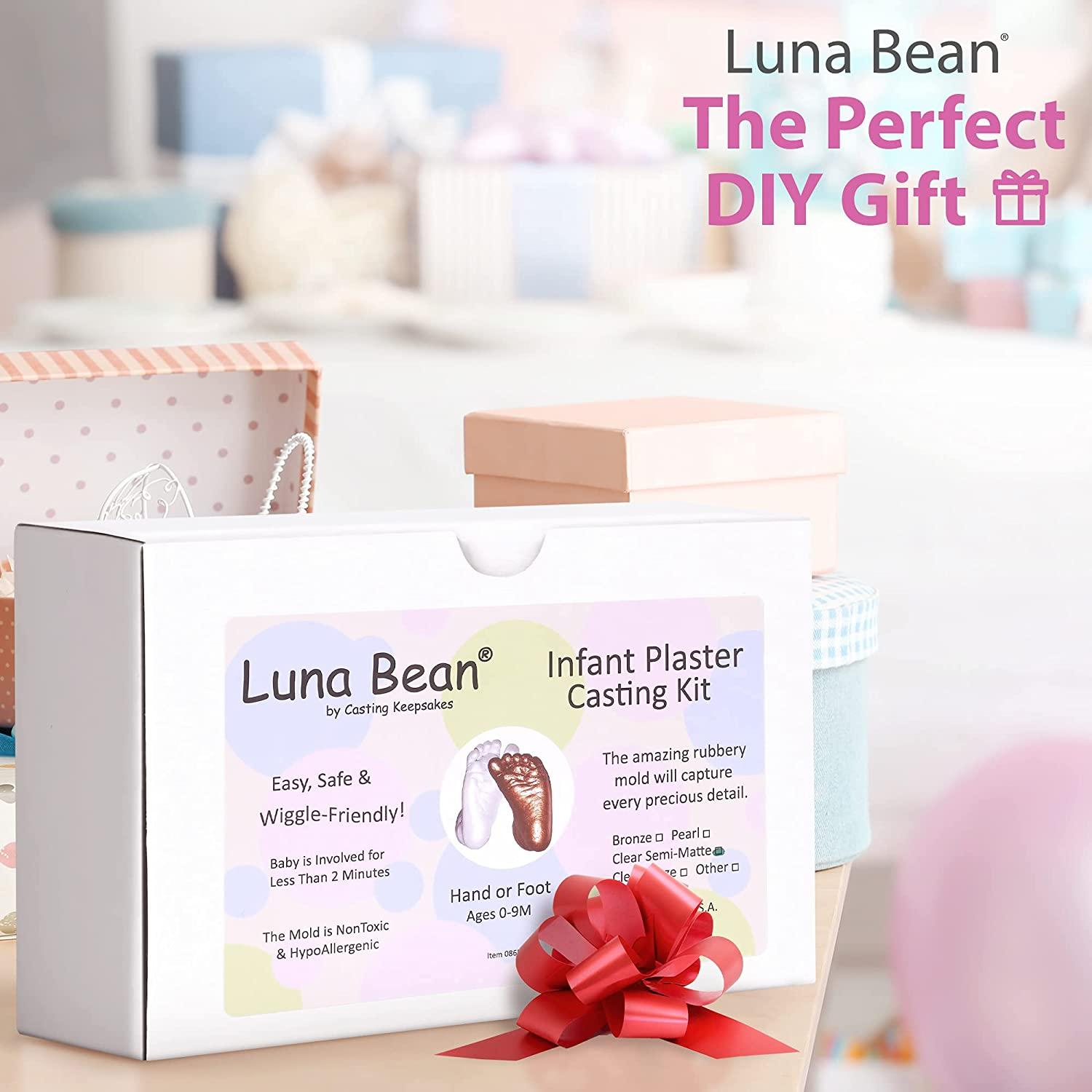 Luna Bean Baby Keepsake Hand Casting Kit Plaster Hand Molding Casting