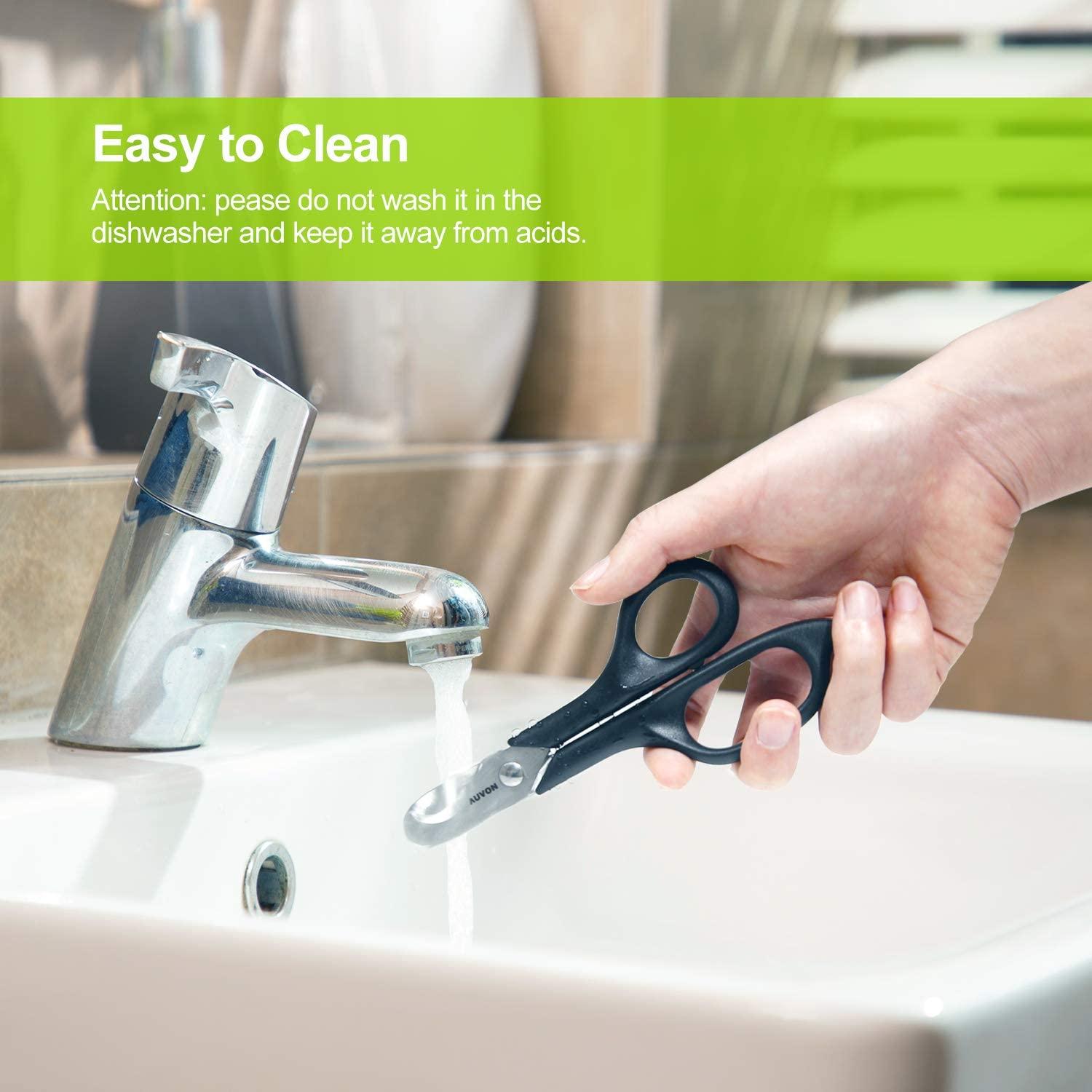 AUVON ScissorsShaped Pill Cutter Sharp Blade Pill Splitter for