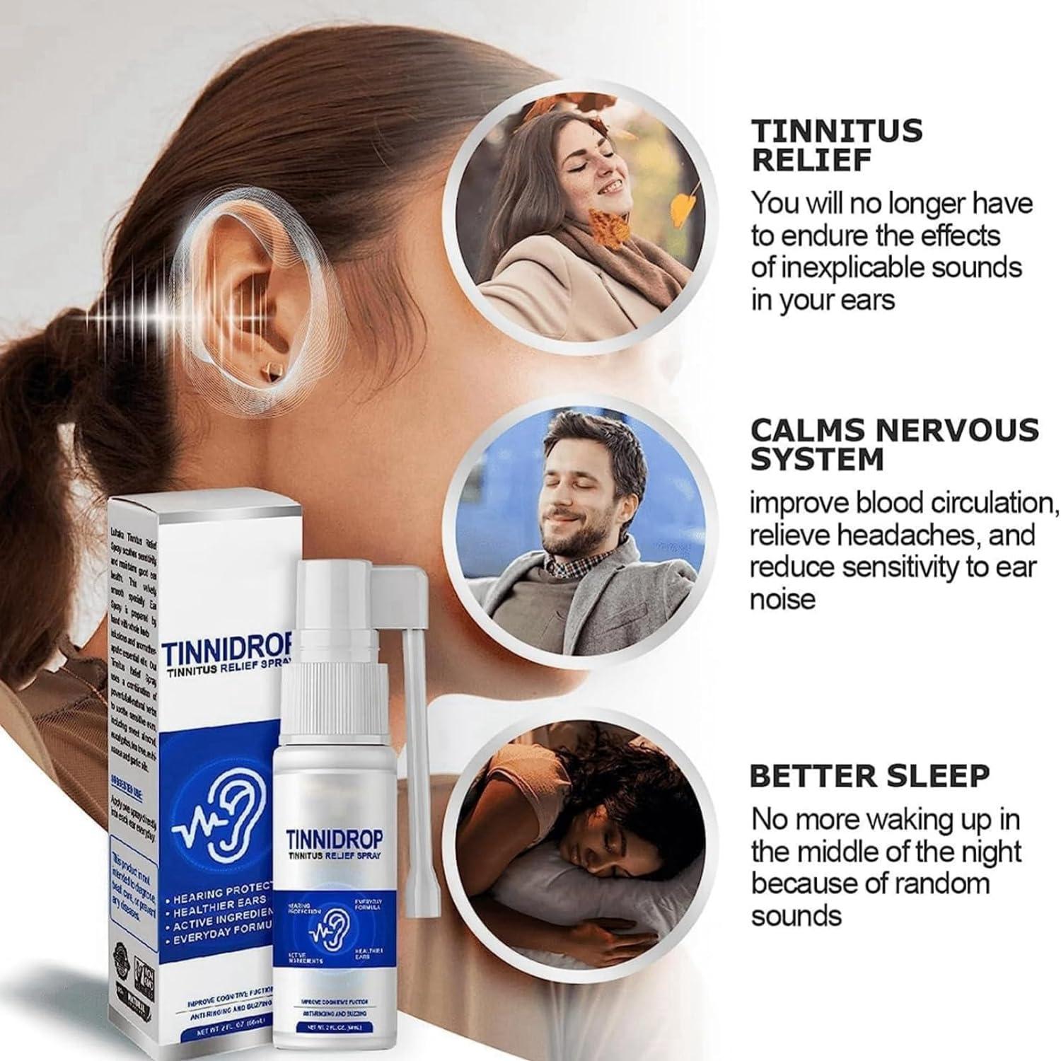 Tinnitus Relief Spray Ear Ringing Spray Ear Care Sprays Tinnitus