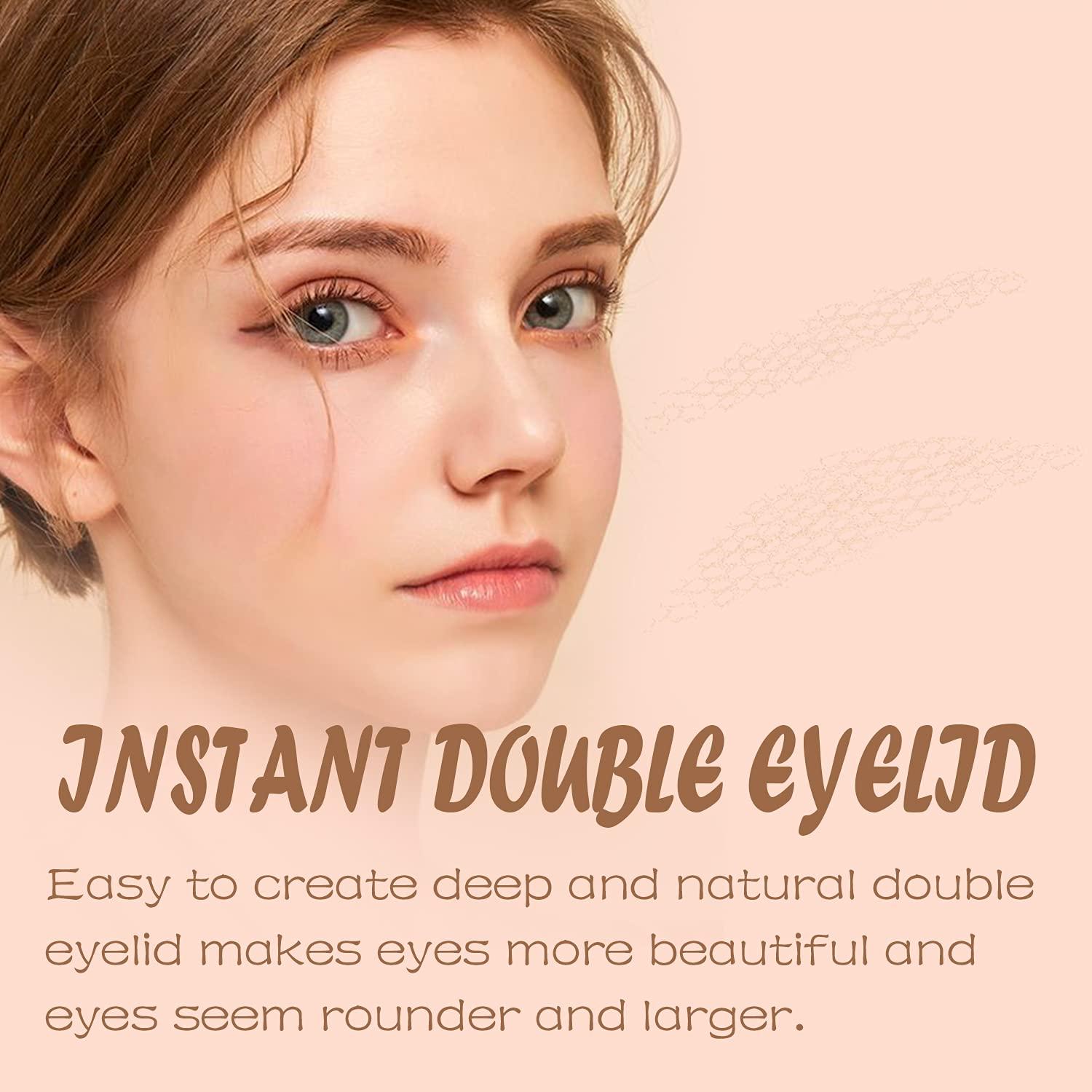 Waterproof Invisible Double Eyelid Tape 120 Natural Fiber Strips for