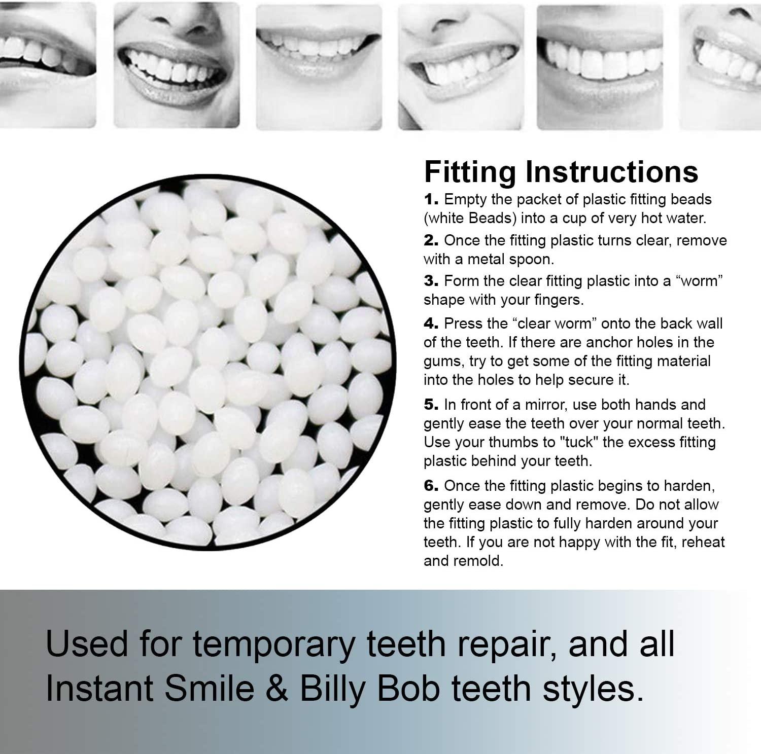 12 Packages of Instant Smile Billy Bob Replacement Thermal Adhesive