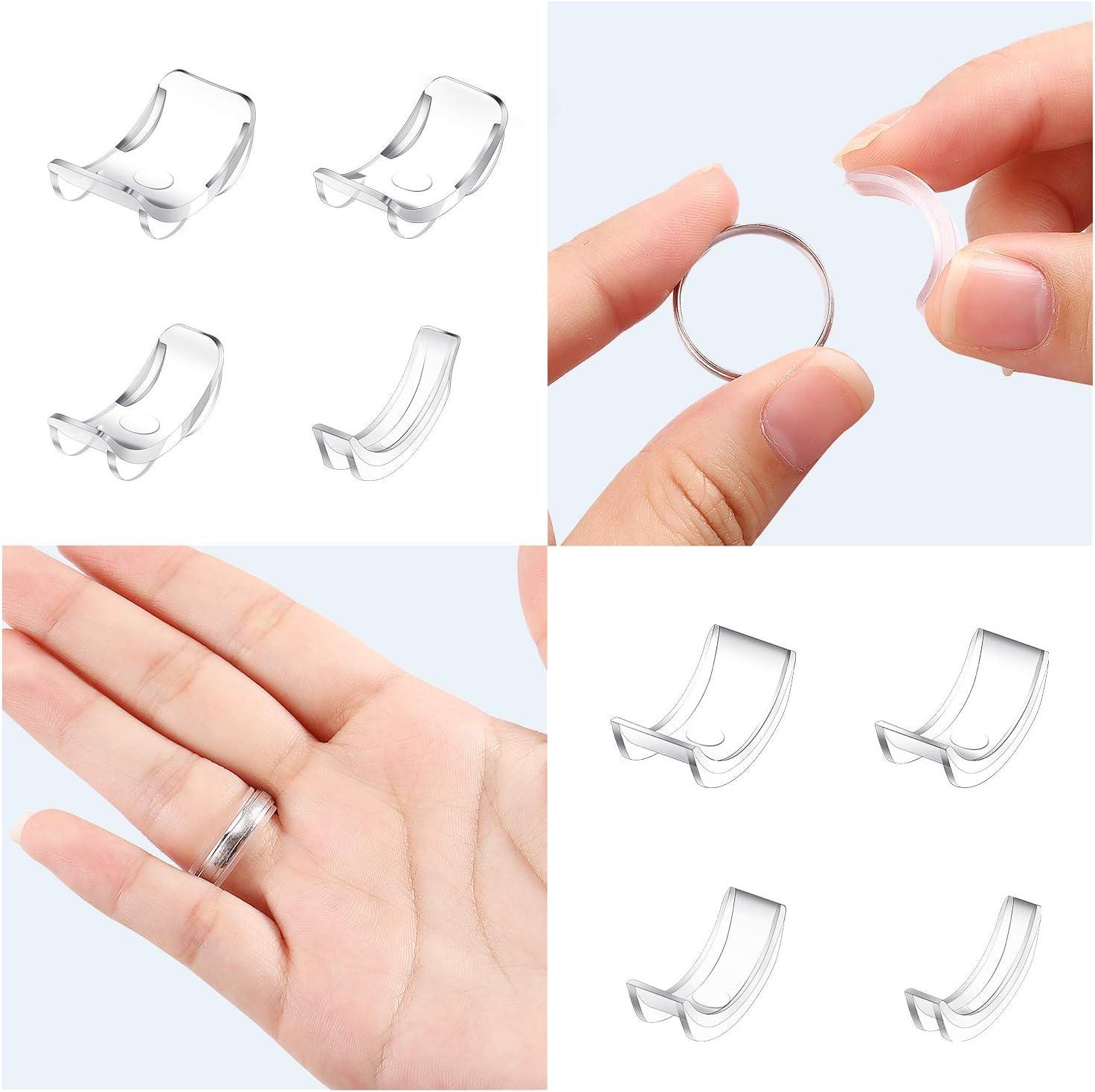 8 Sizes Silicone Invisible Ring Size Reducer Adjuster Ring Sizer Fit Any  Rings