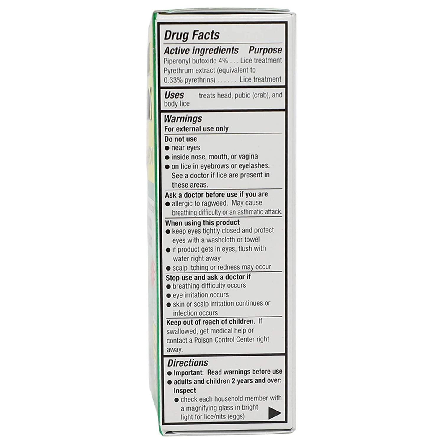 Mata Piojos, Lice and Nit Treatment Shampoo, For Kids and Adults, 2 FL