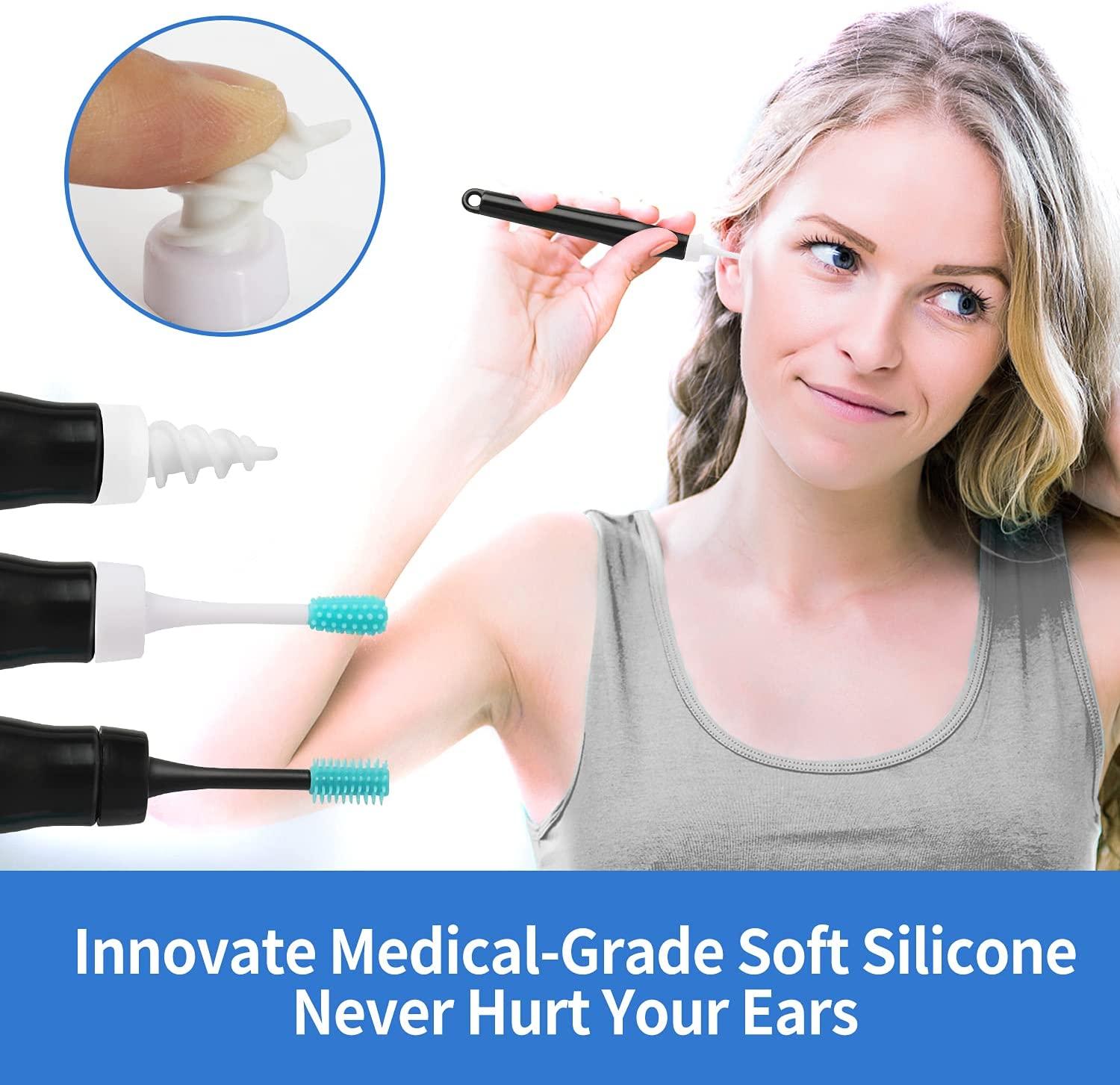 QGripsEarwaxRemover Ear Wax Removal Tool Silicone Ear Wax Remover
