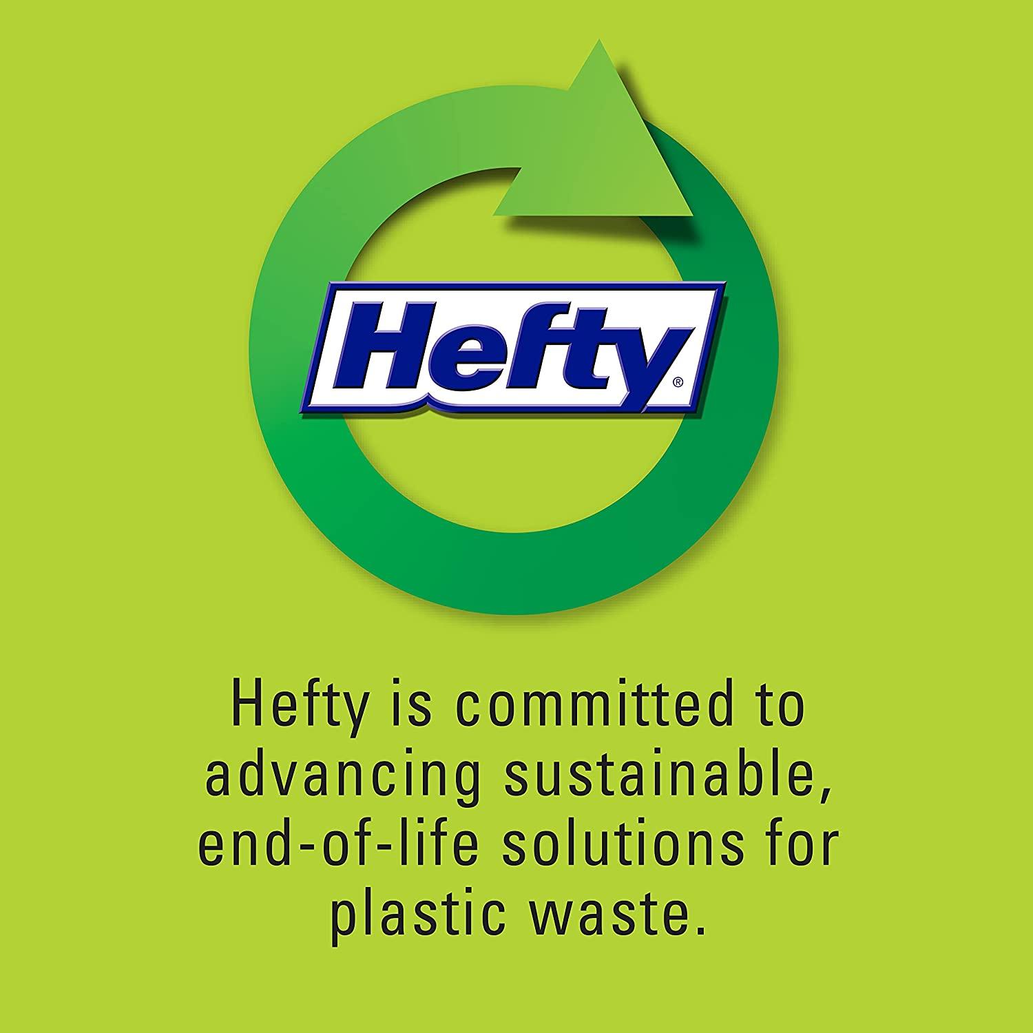 Hefty Ultra Strong Tall Kitchen Trash Bags, Clean Burst Scent, 40-Ct.,  13-Gallons
