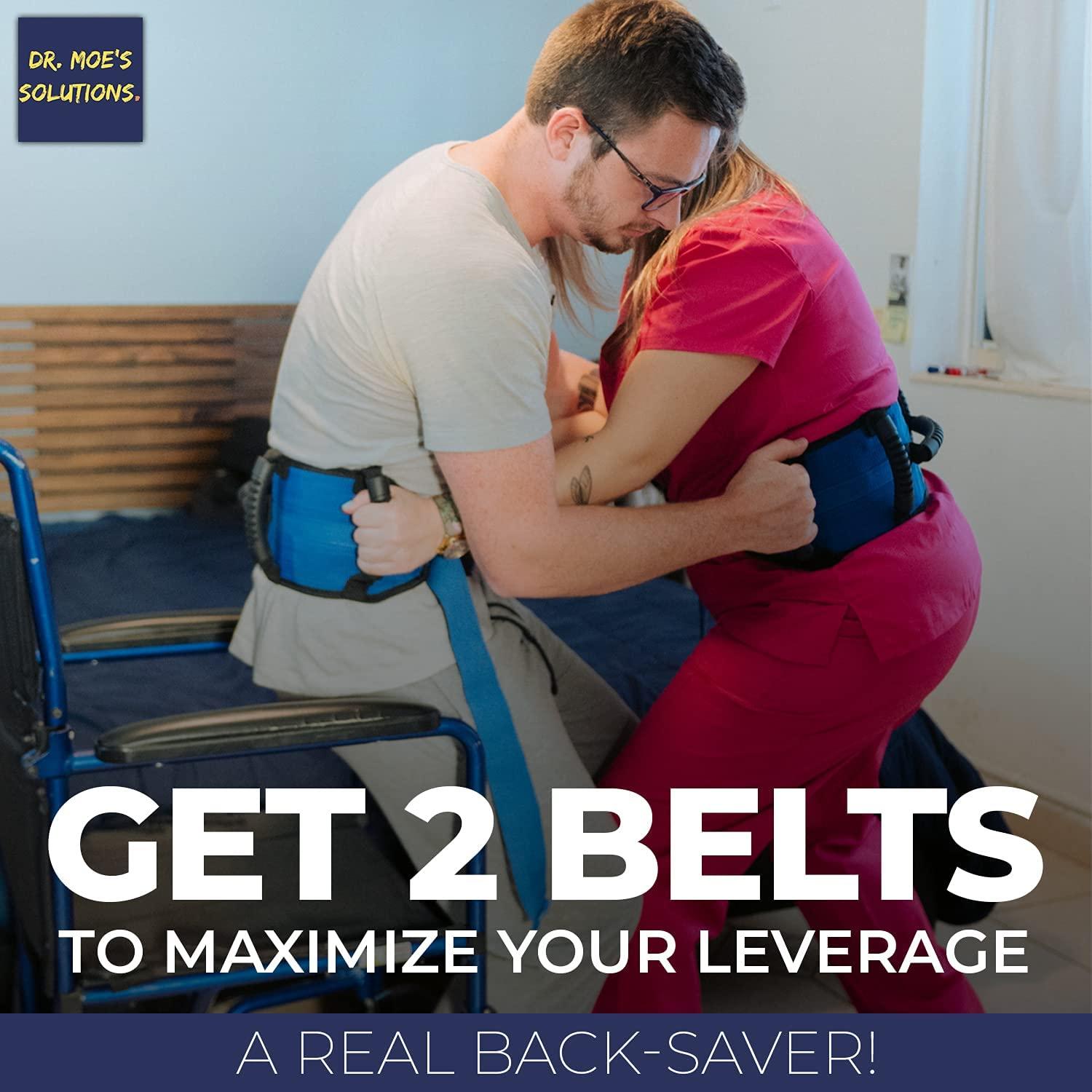 Dr. Moe’s Solutions Deluxe Gait Belt with Handles Bariatric