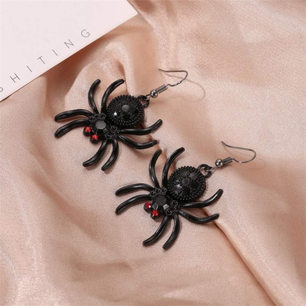 Black cheap spider earrings