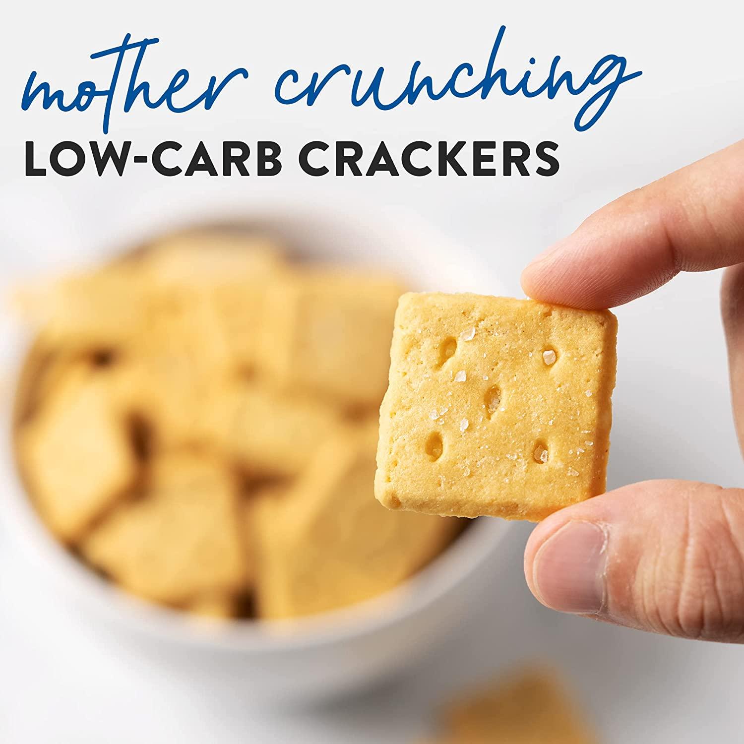 HighKey Low Carb Sea Salt Crackers 6.75oz Keto & Diabetic Friendly