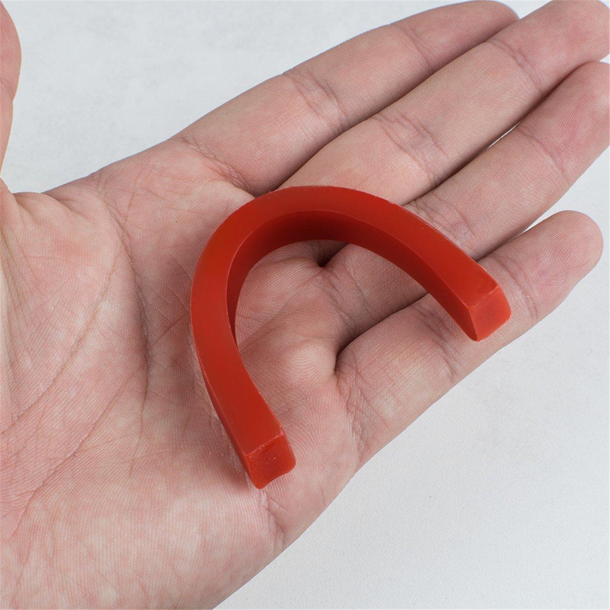 Dental Laboratory Preformed Casting Bite Block Wax Occlusal Rims Hard 12pcs