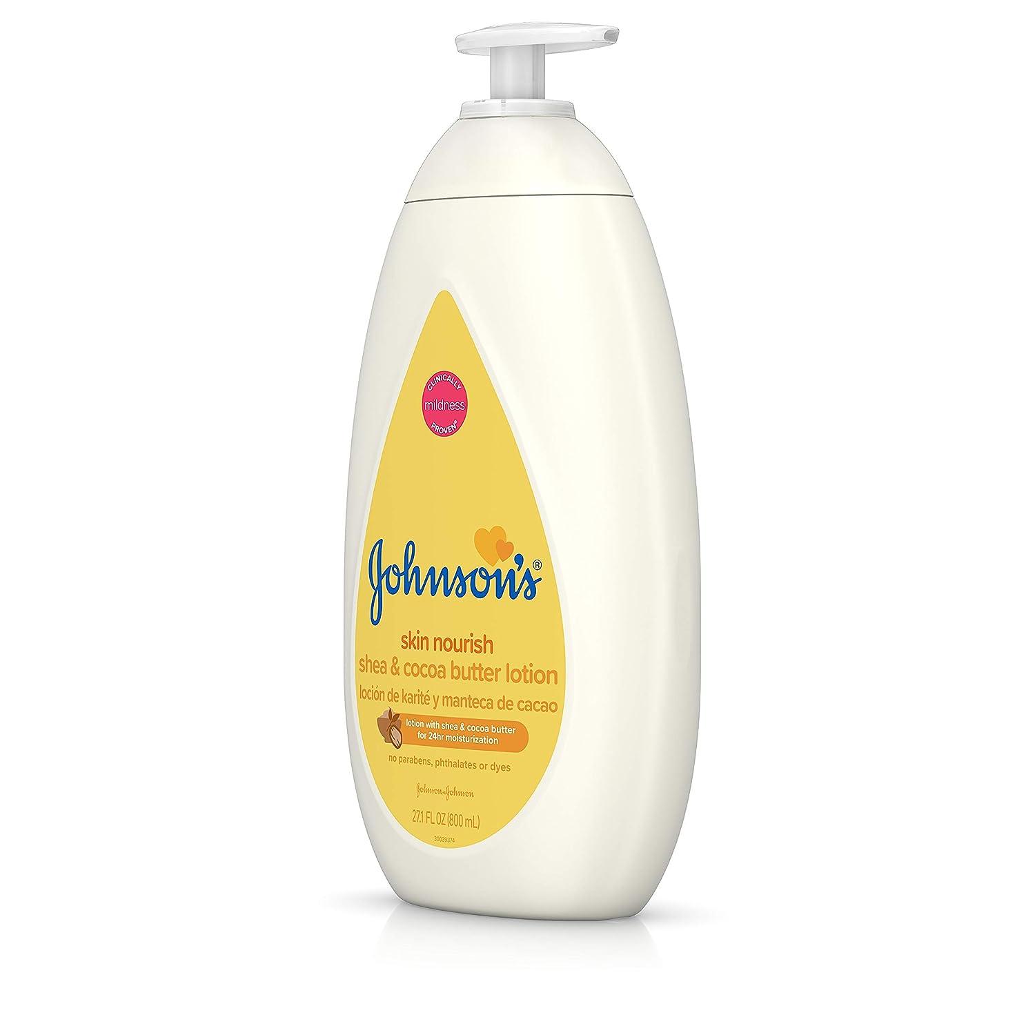 Johnson's Moisturizing Dry Skin Baby Lotion with Shea Cocoa