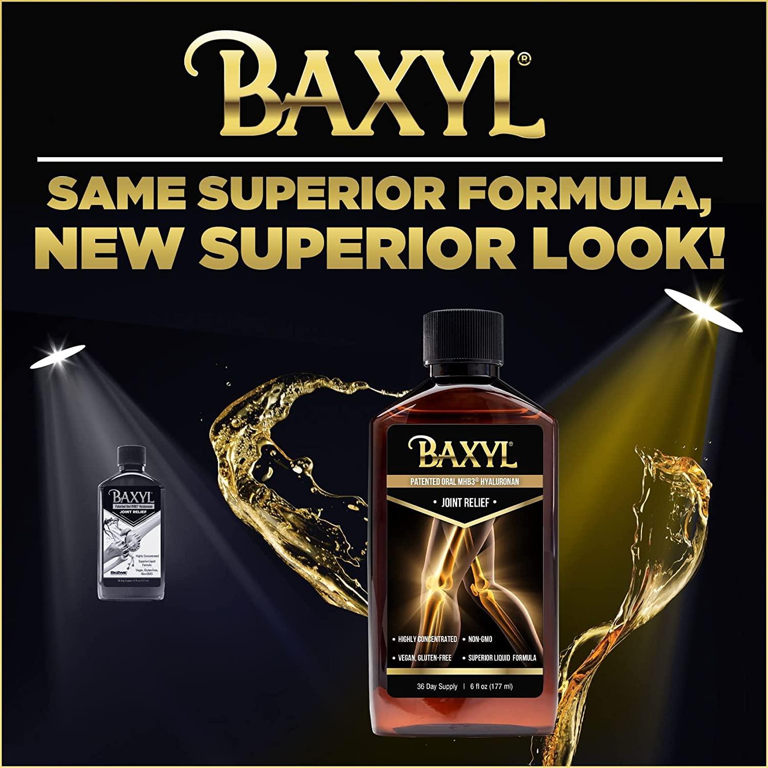 Baxyl Liquid Hyaluronic Acid for Joint Relief Supplement (Vegan