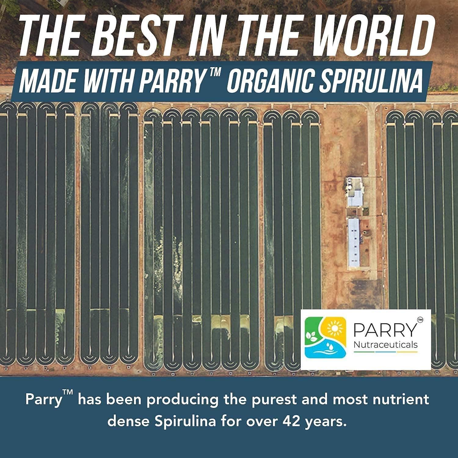 Parry Spirulina Tablets Certified Organic 360 Tablets for Highest