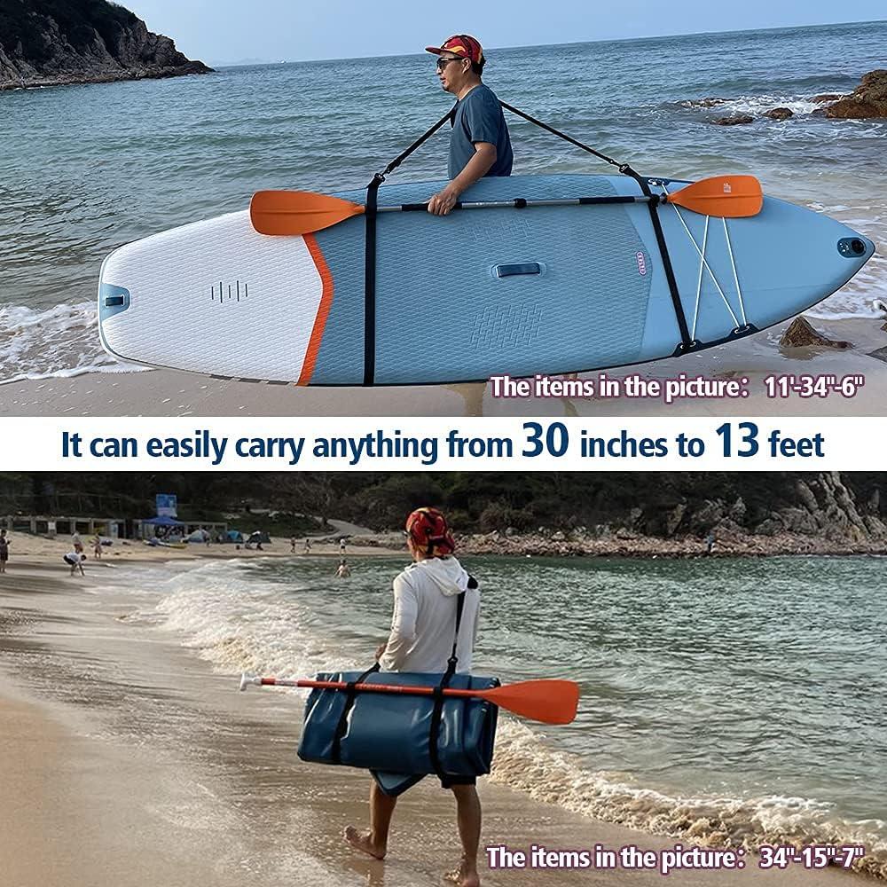 Surfboard carry strap clearance