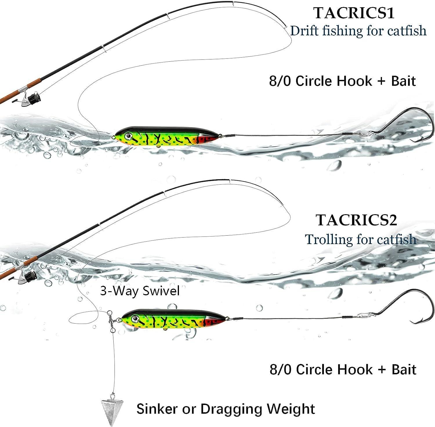 Gourami Catfish Float Rigs Demon Dragon Catfishing Lure Rattling Santee rig  Tackle Orange