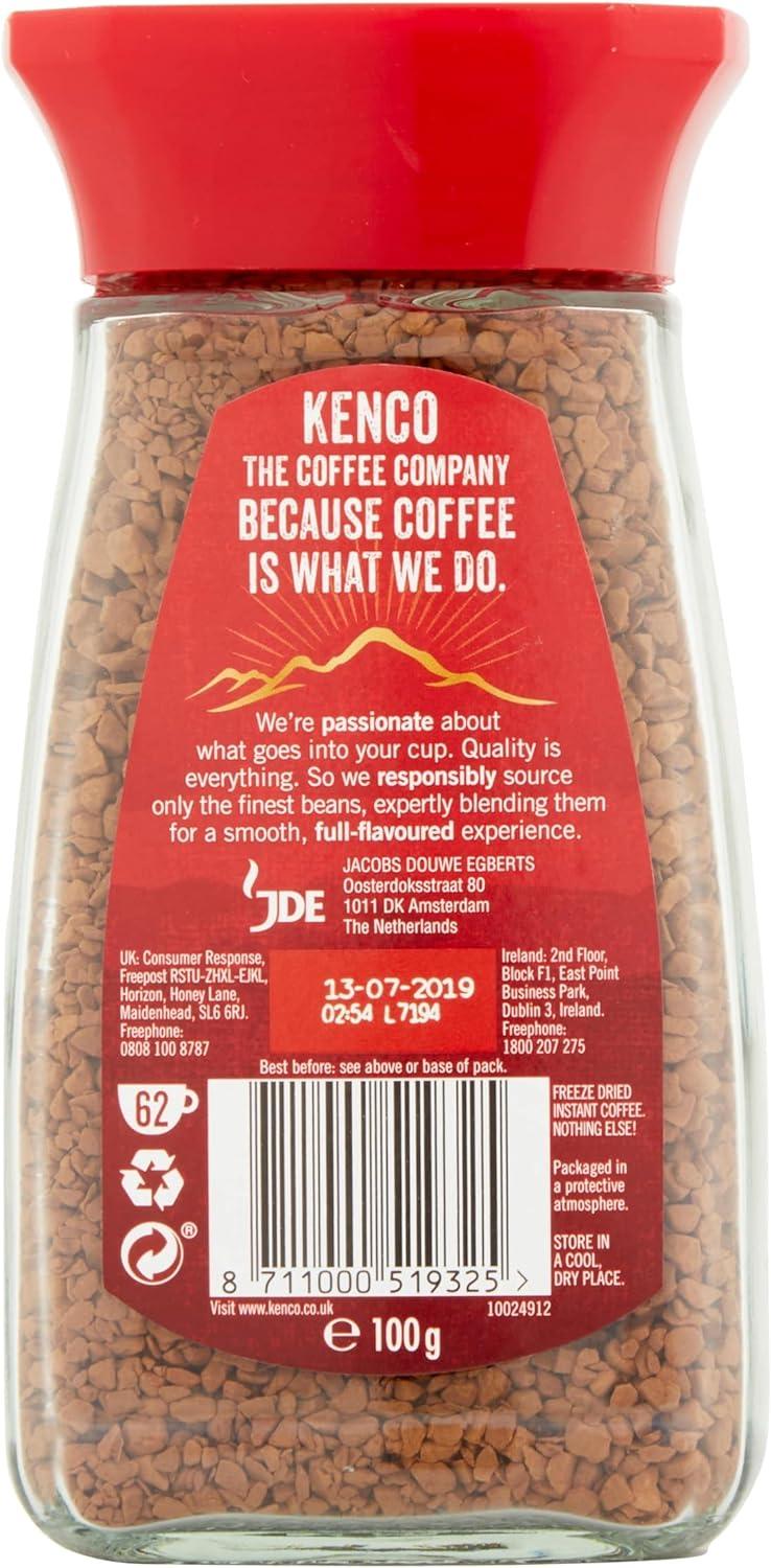 Kenco Smooth Instant Coffee 100g Rich and Favourite Blend (1 Pack